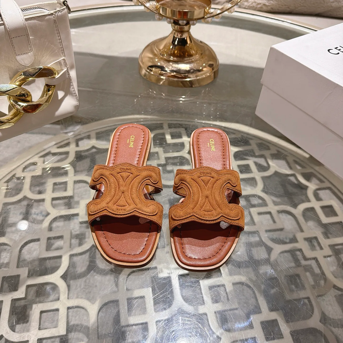 Шлепанцы Женские Celine 17527903