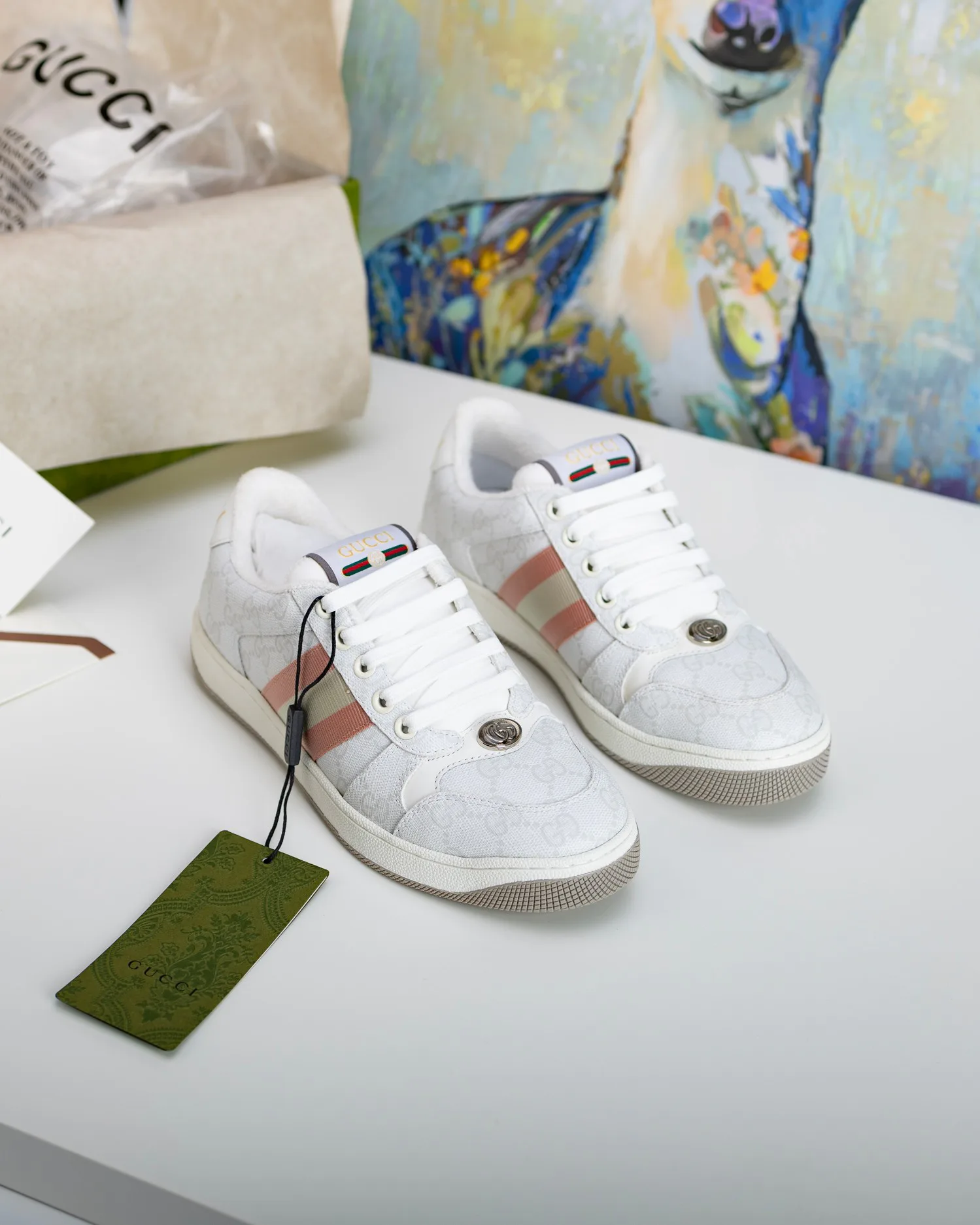 Кроссовки Женские Gucci 17620494