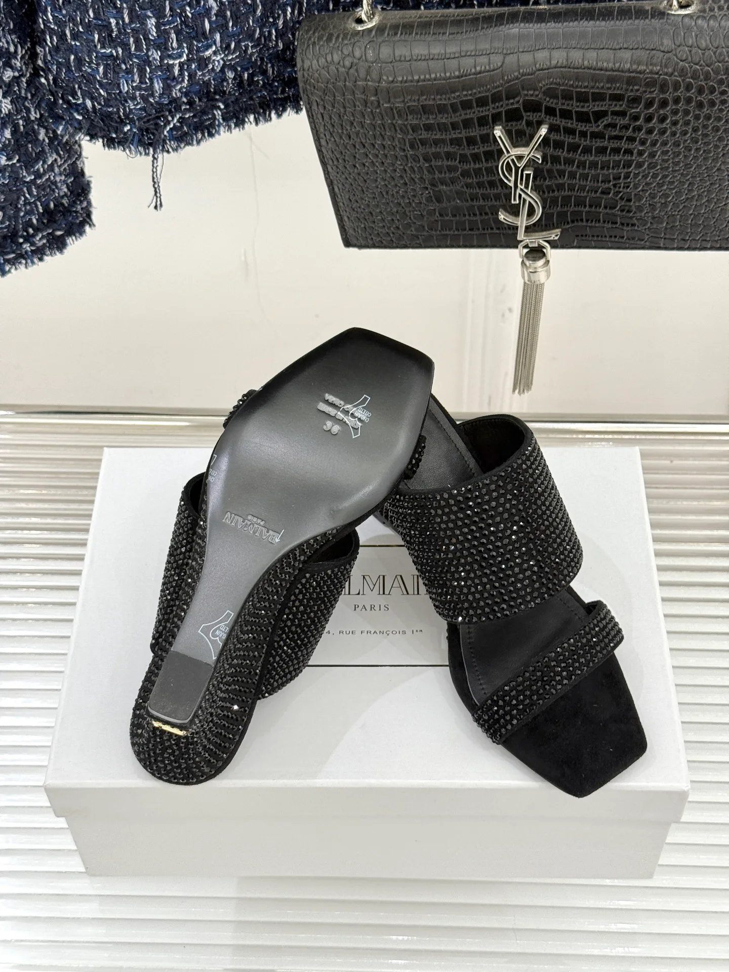 Босоножки Женские Balmain 1681561