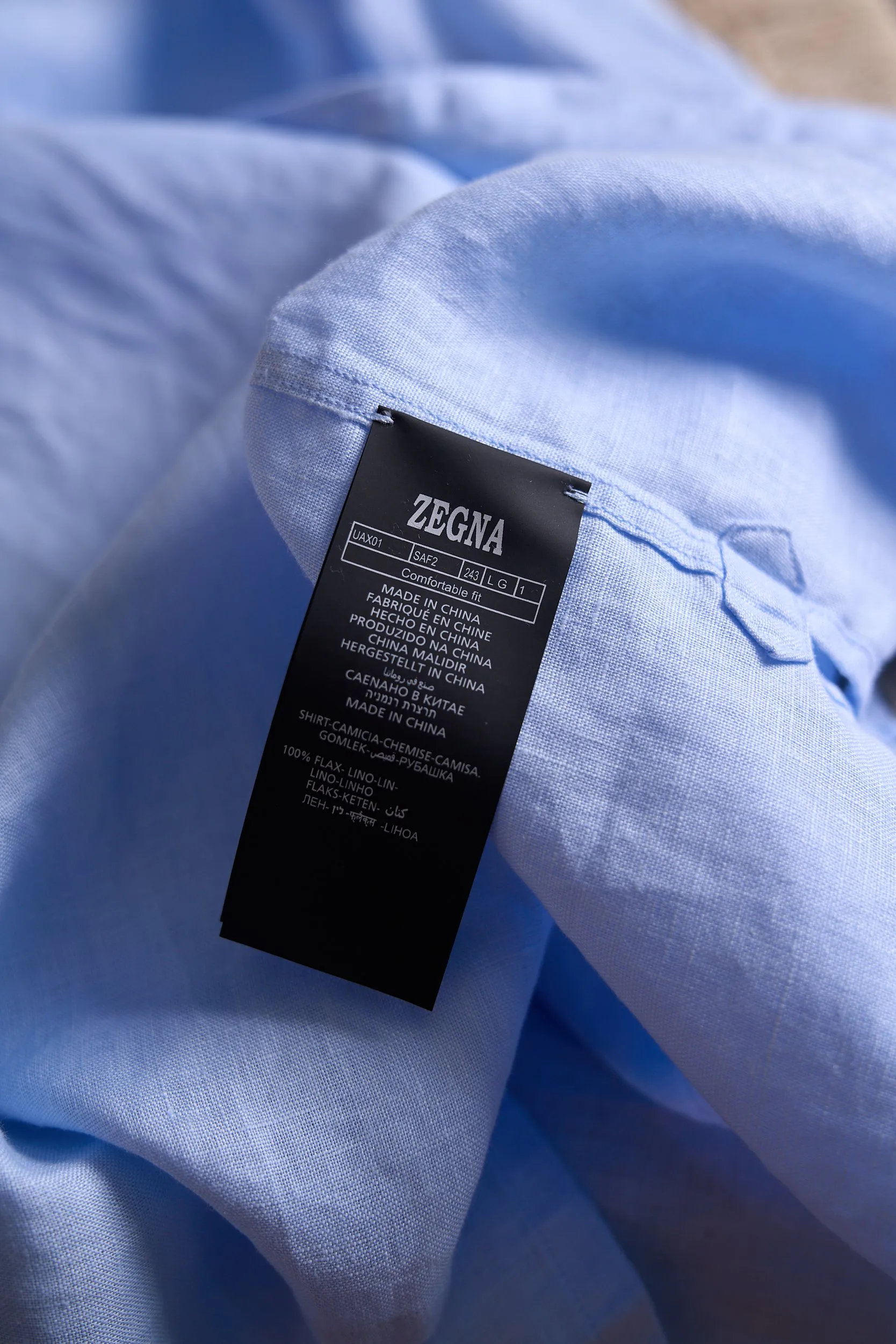 Рубашки Мужские Zegna 17999437
