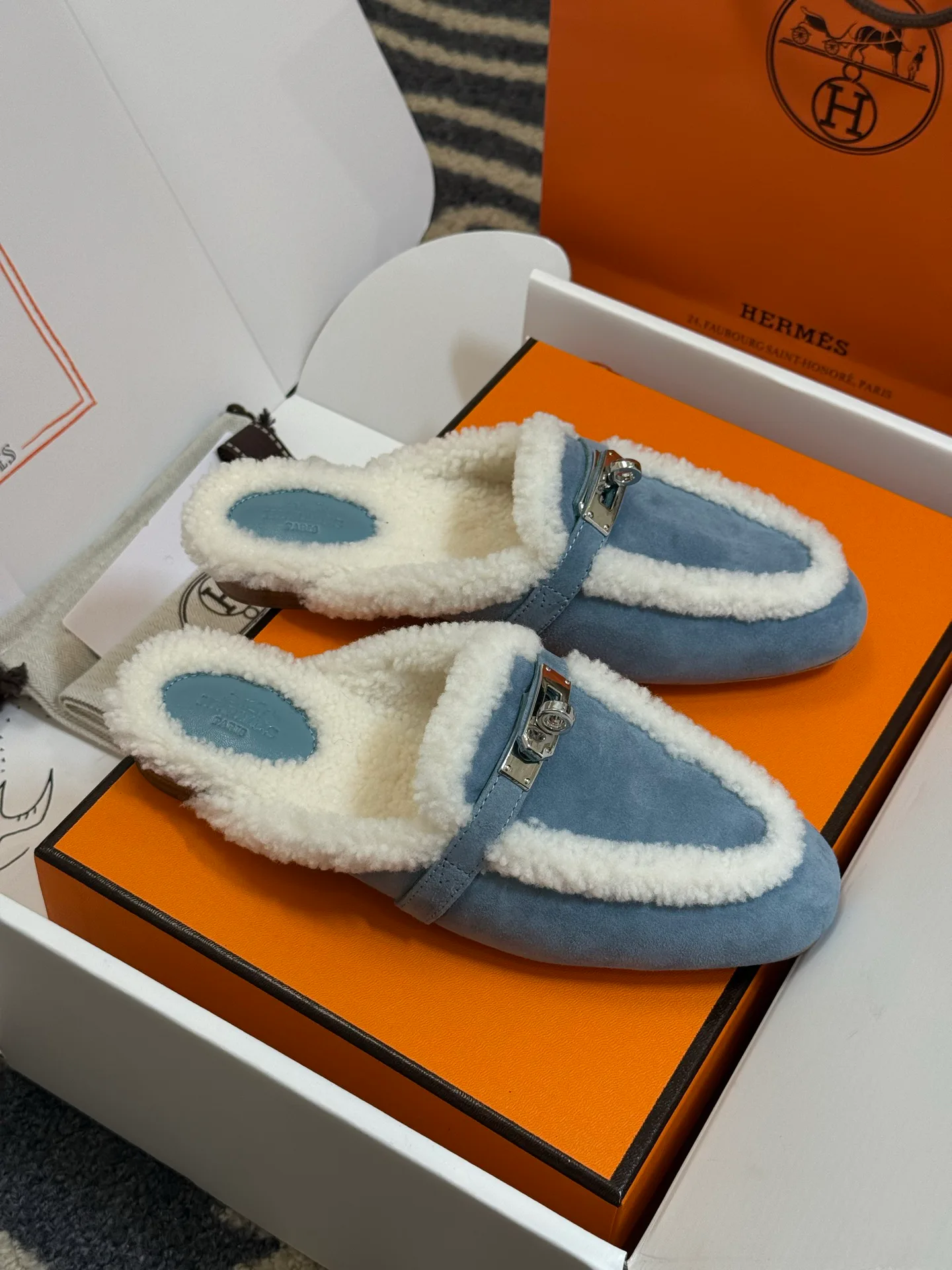 Тапочки Мужские Hermes 60688