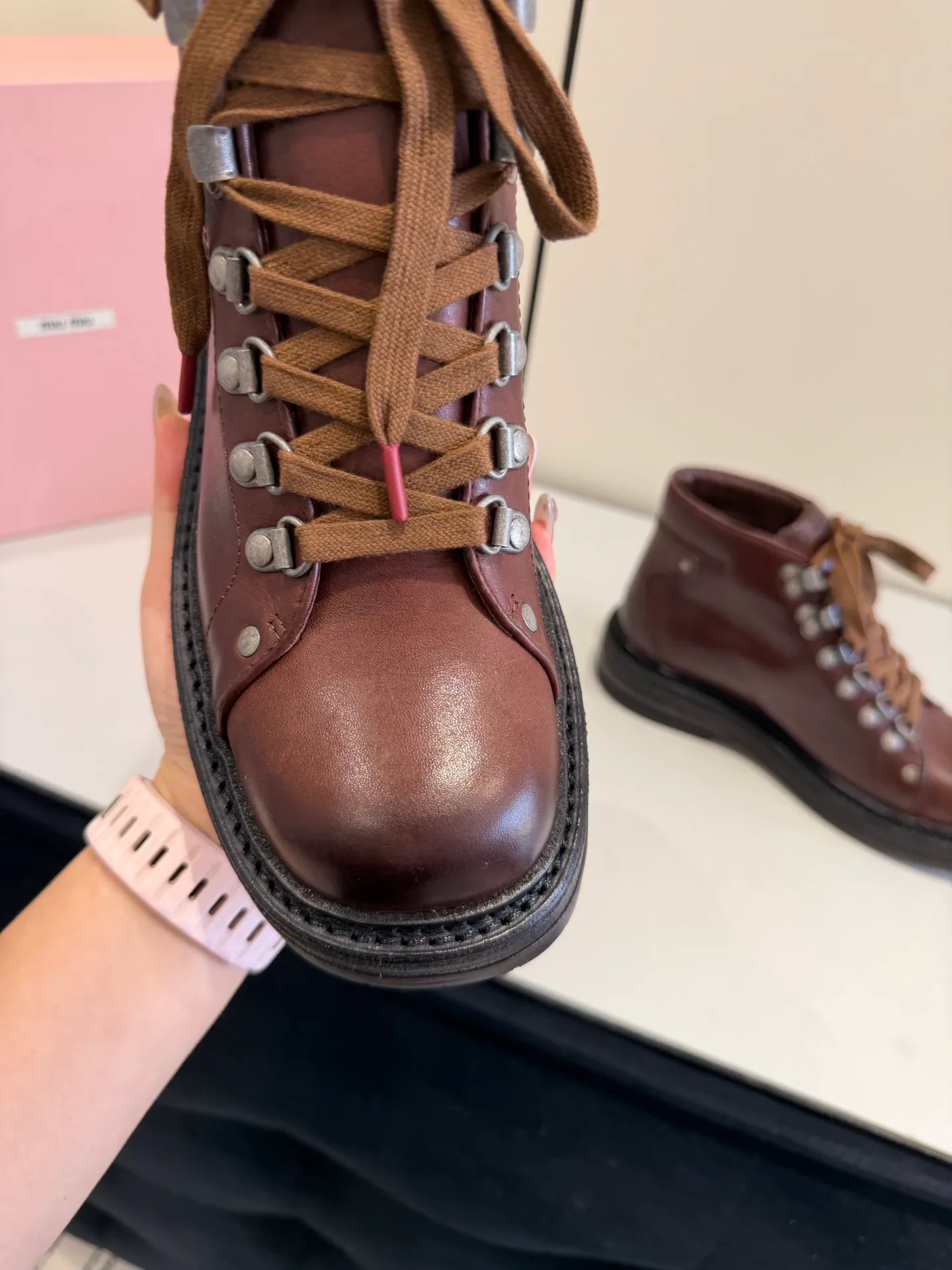 Ботинки Женские Miu Miu 17977306
