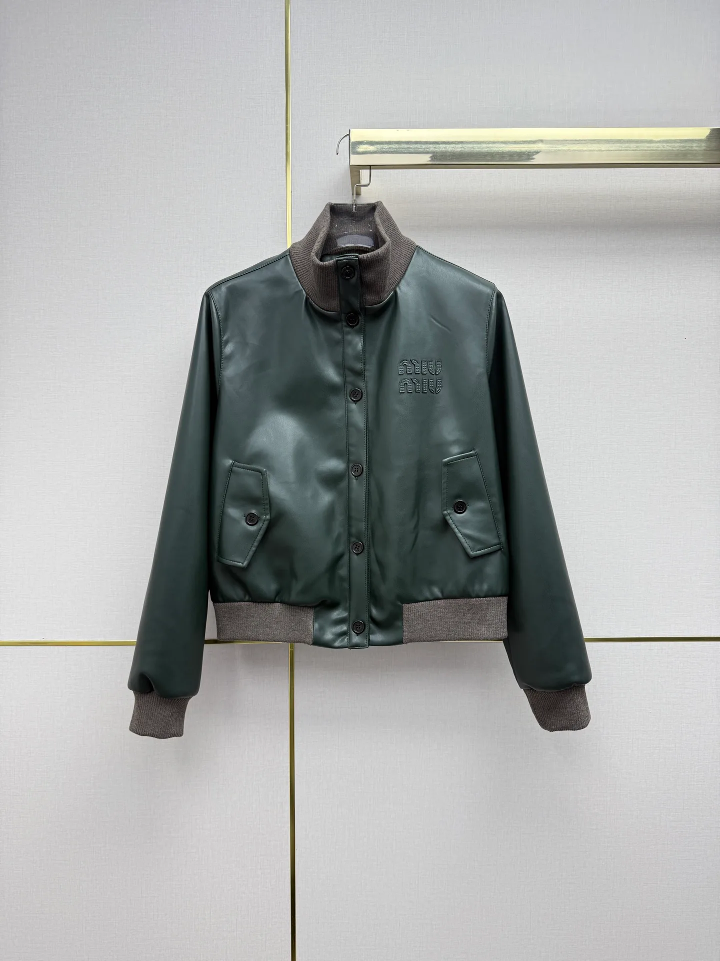 Кожаные Куртки И Дублёнки Женские Miu Miu 18728896