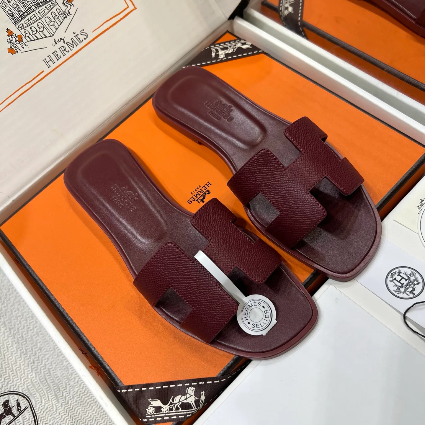 Шлепанцы Женские Hermes 5156723