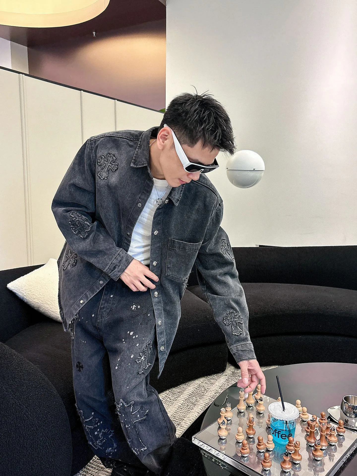 Куртки И Пуховики Мужские Chrome Hearts 787685