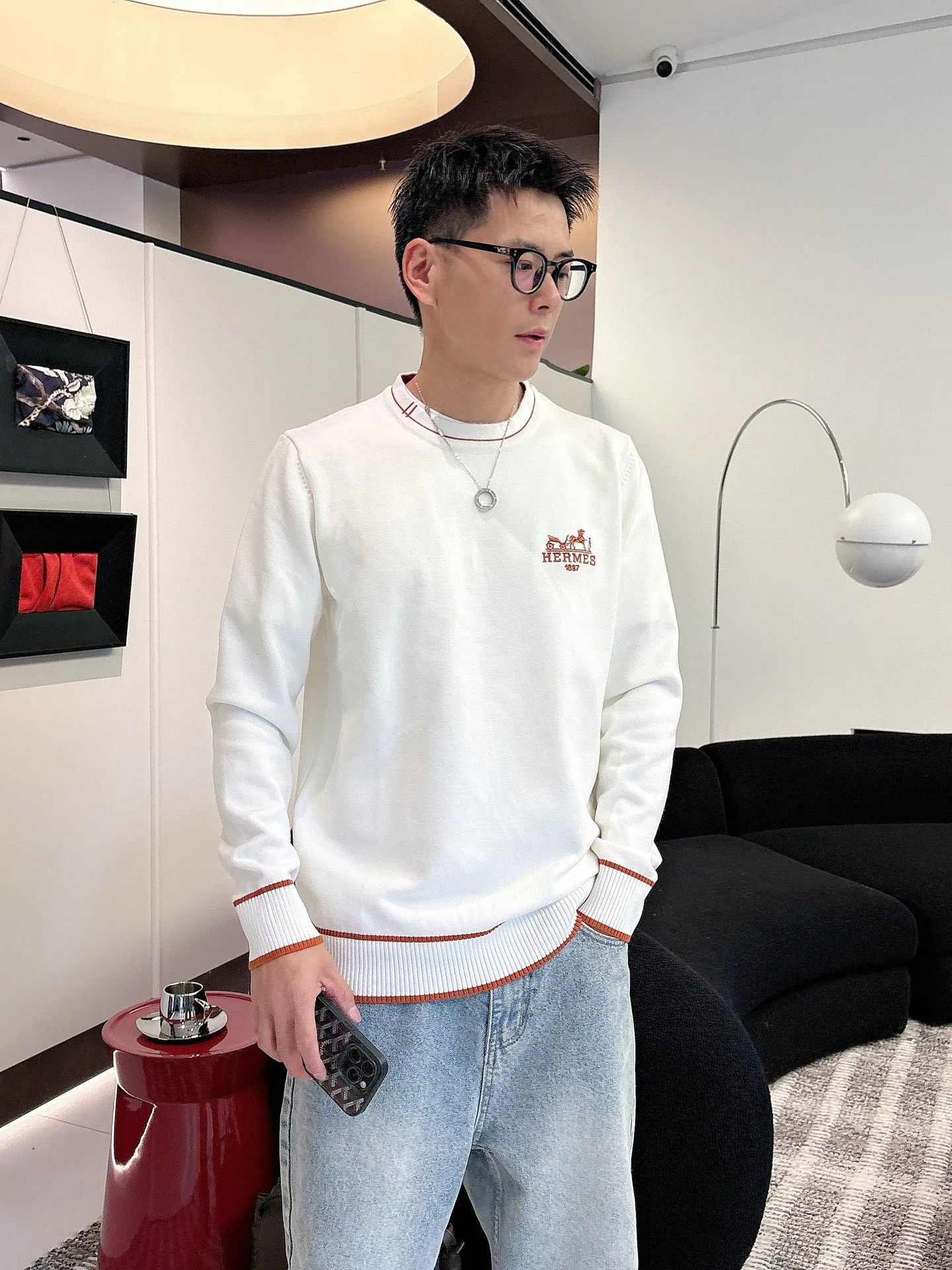 Джемперы И Свитеры Мужские Hermes 819103