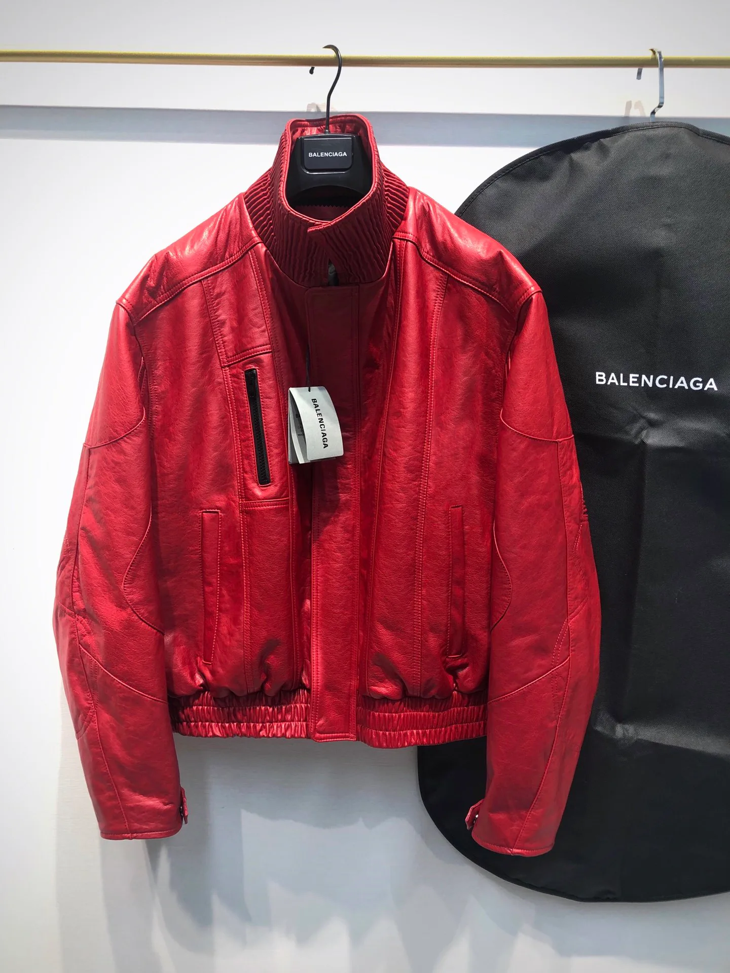 Кожаные Куртки И Дублёнки Мужские Balenciaga 13602950