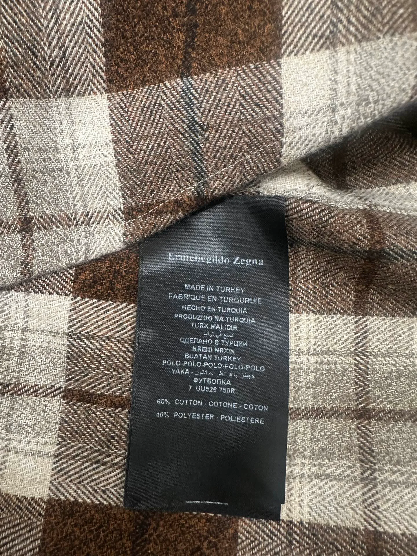 Рубашки Мужские Zegna 11383598