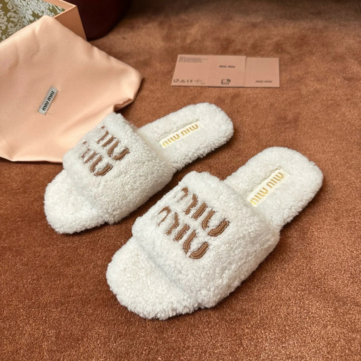 Тапочки Женские Miu Miu 698139