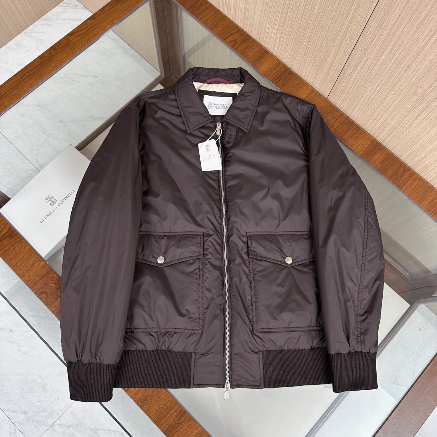 Куртки И Пуховики Мужские Brunello Cucinelli 562669