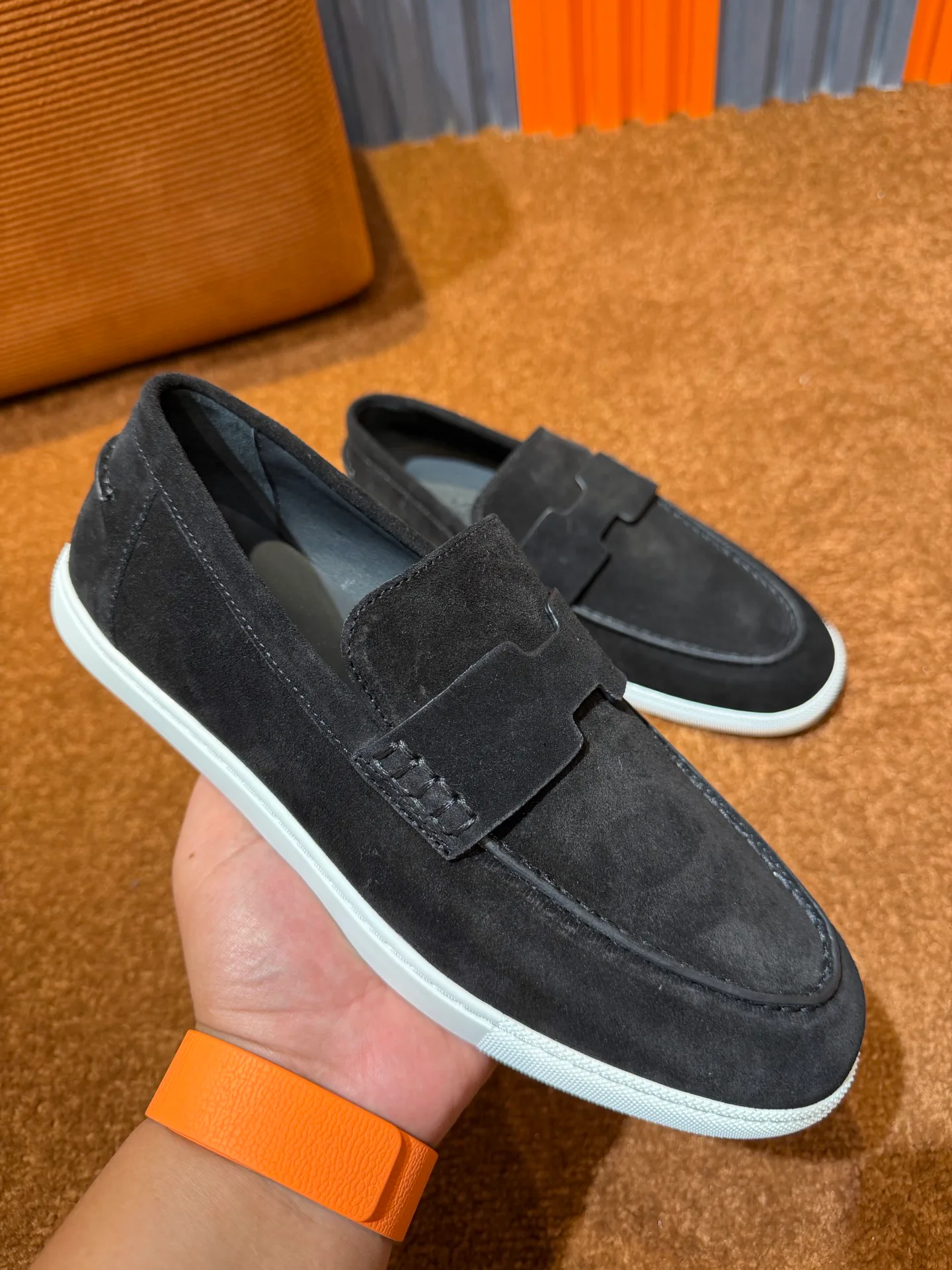 Лоферы Мужские Hermes 254856