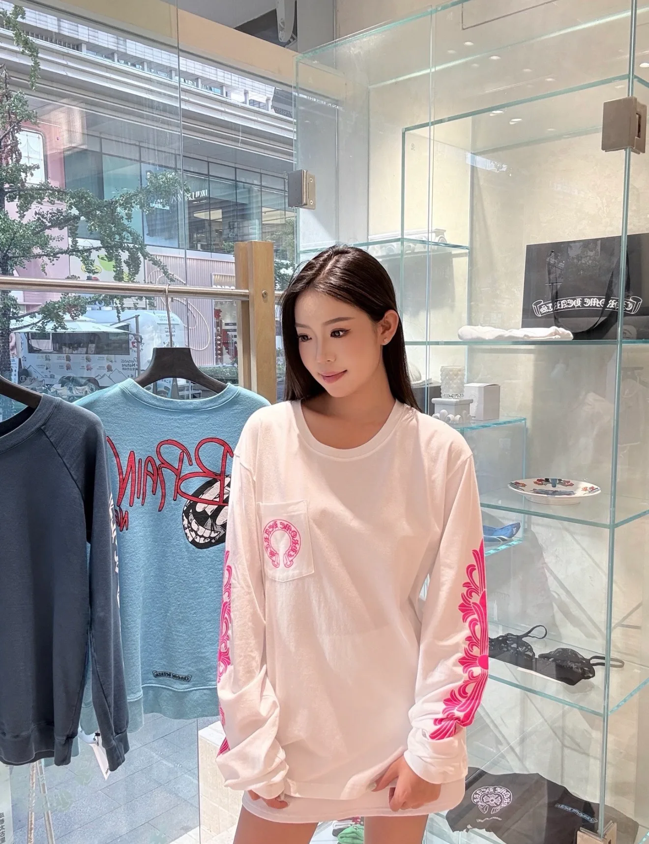 Футболки Женские Chrome Hearts 17941381