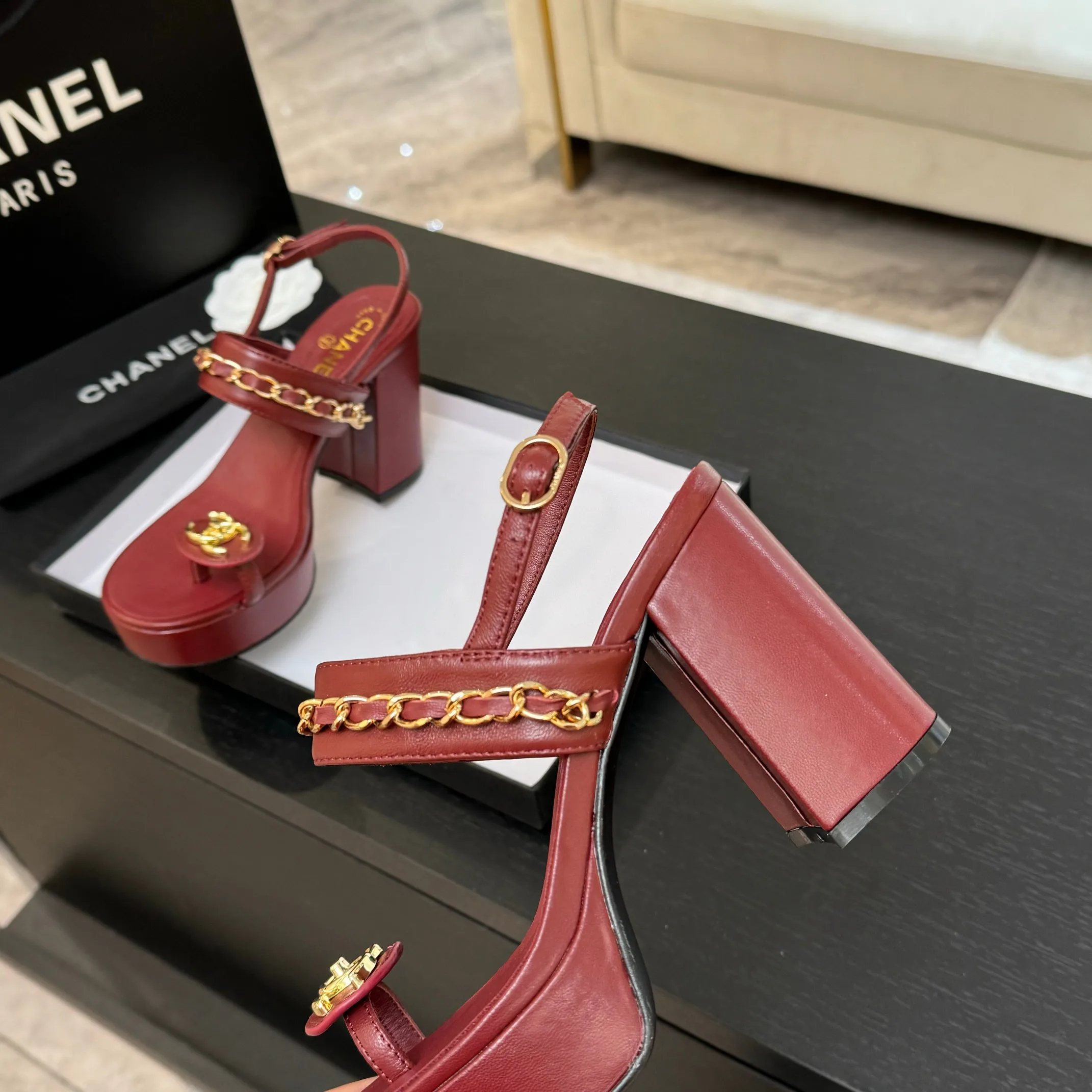 Босоножки Женские Chanel 47269