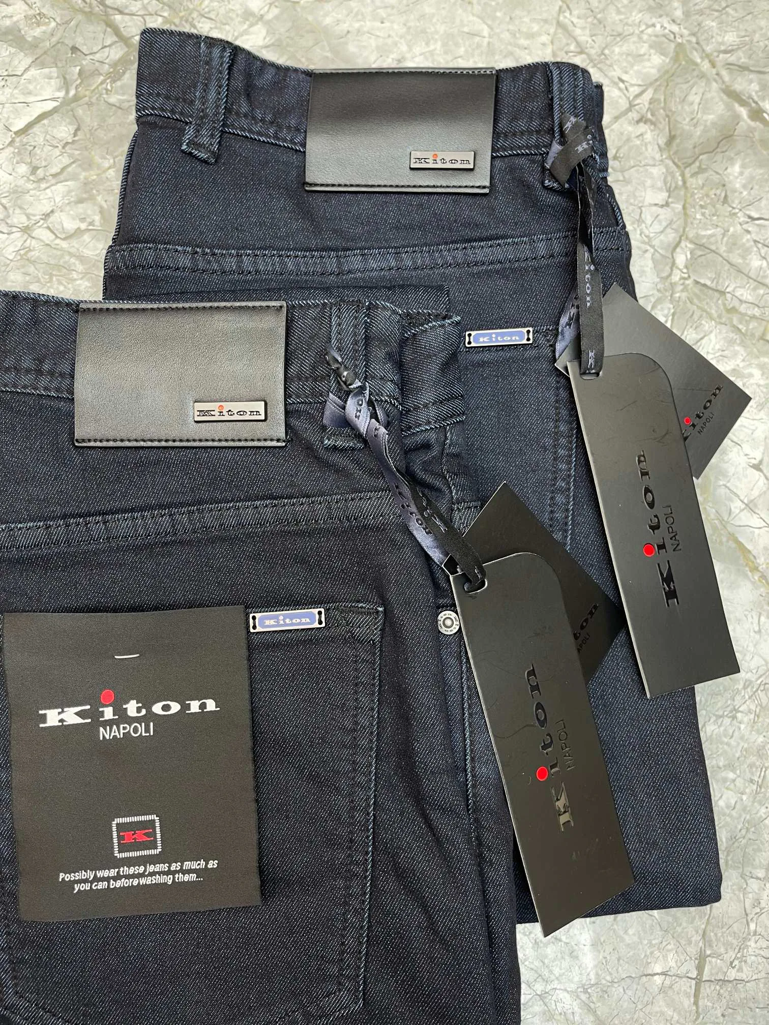 Джинсы Мужские Kiton 18343805