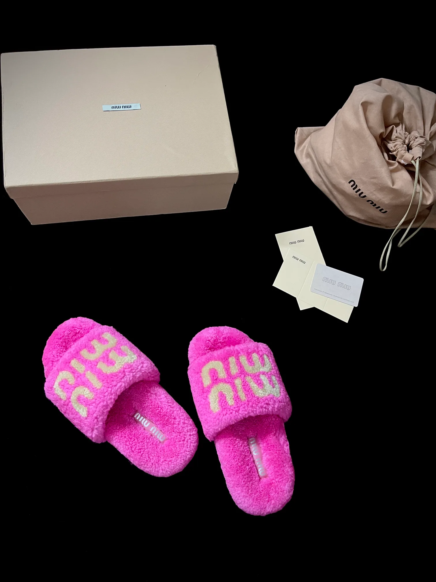 Тапочки Женские Miu Miu 189641