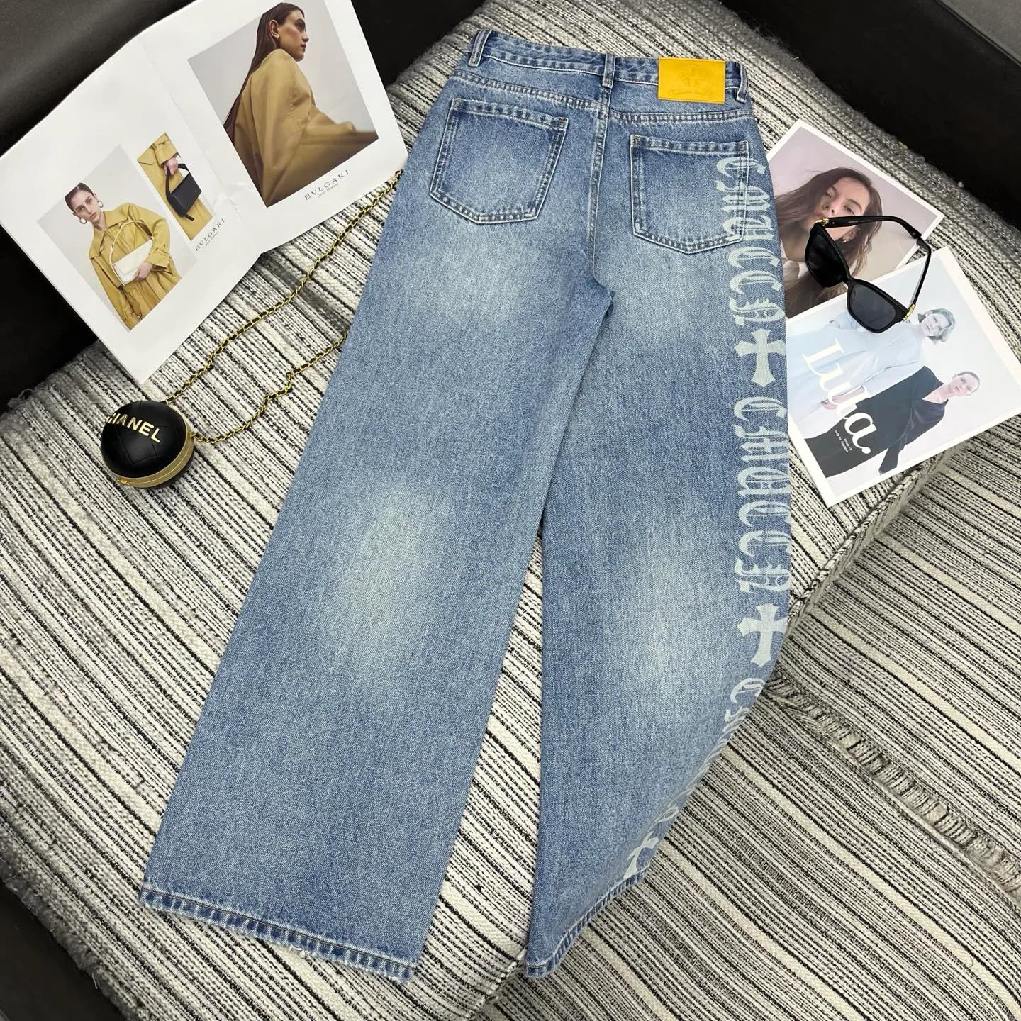 Джинсы Женские Chrome Hearts 1760526