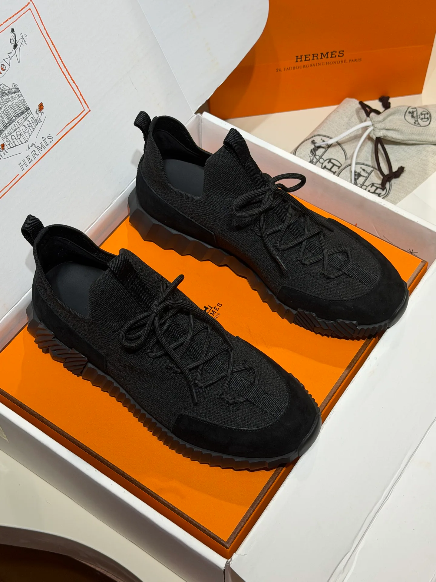 Кроссовки Женские Hermes 554593