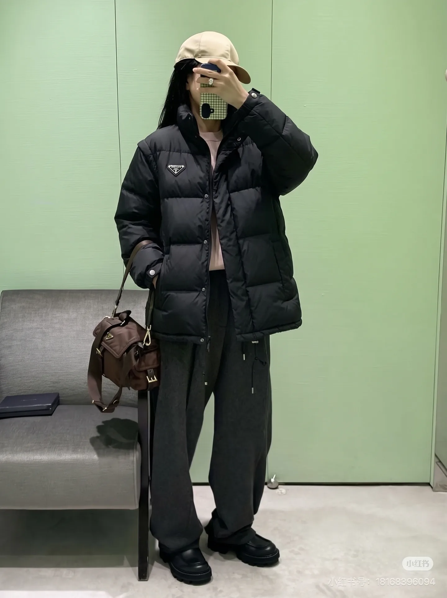 Куртки И Пуховики Женские Prada 18348217