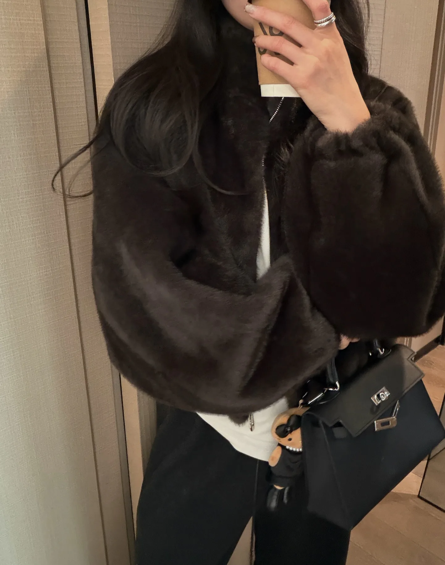 Шубы Женские Saint Laurent 1120165