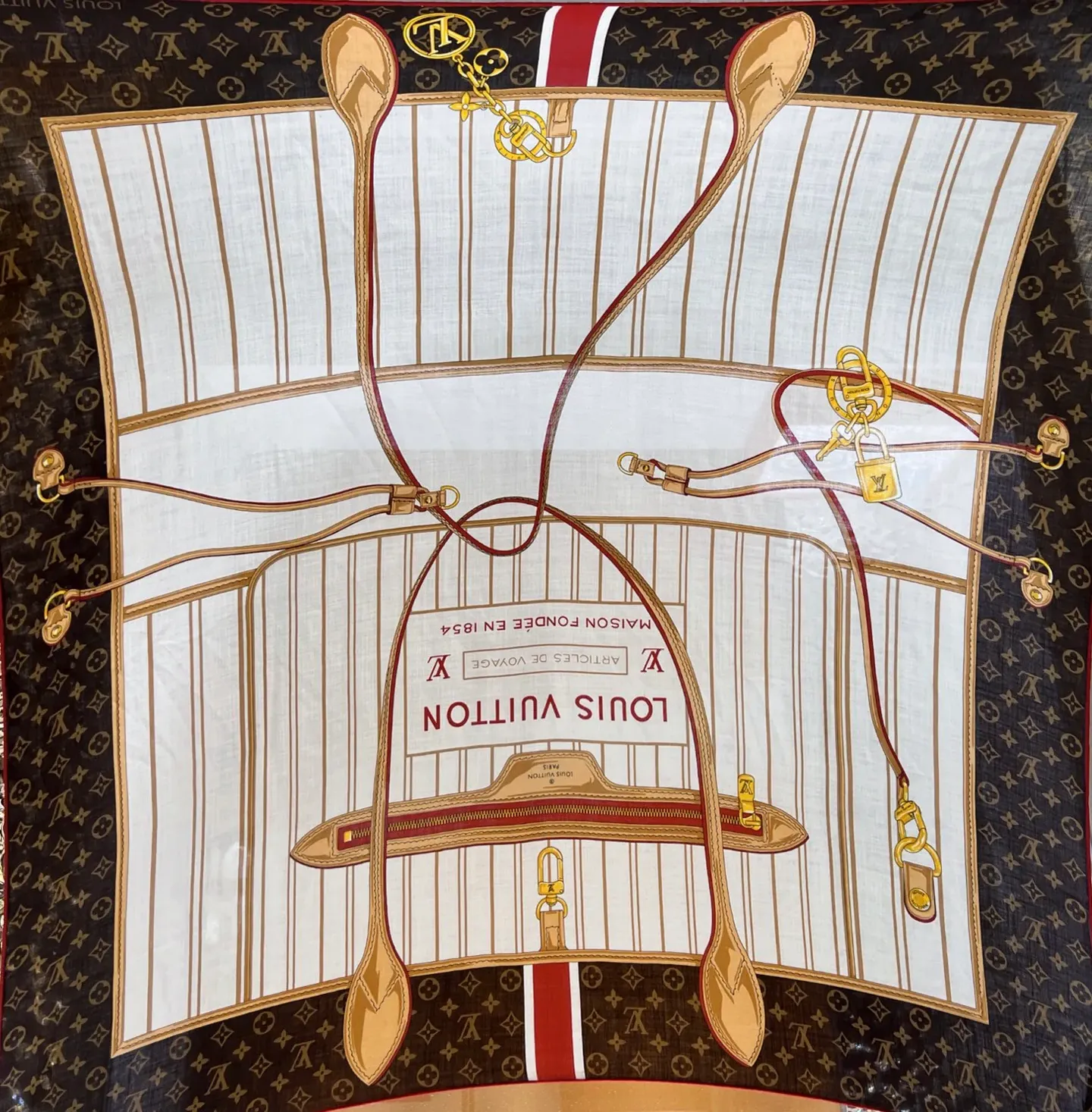 Шарфы Louis Vuitton 1288238