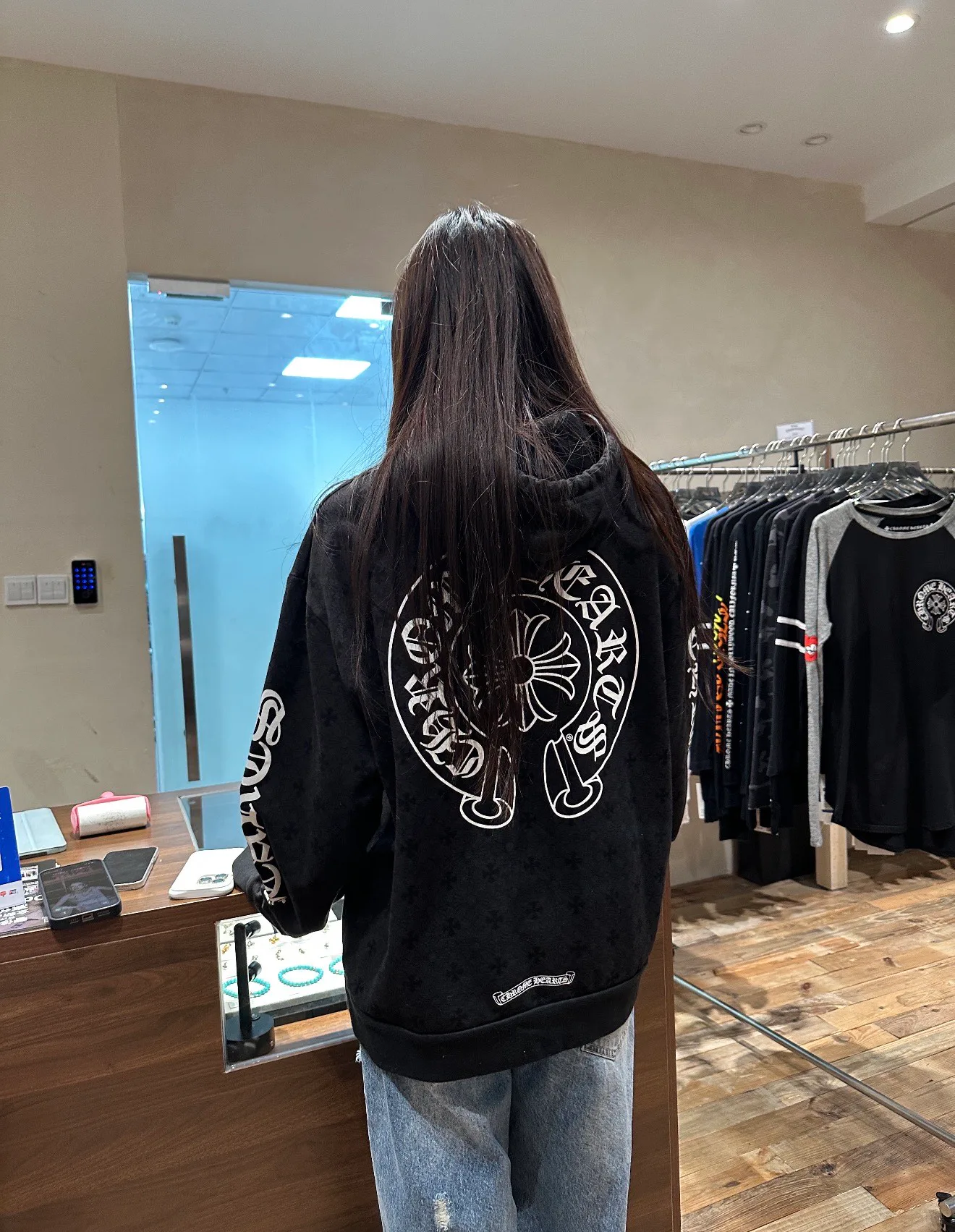 Свитшоты И Худи Женские Chrome Hearts 18113763