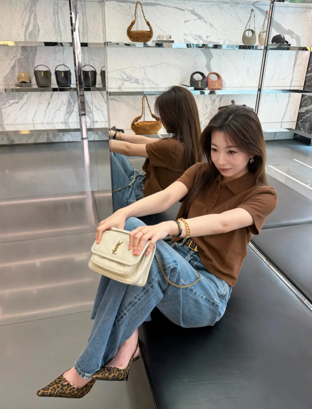 Рубашки Женские Saint Laurent 17183919