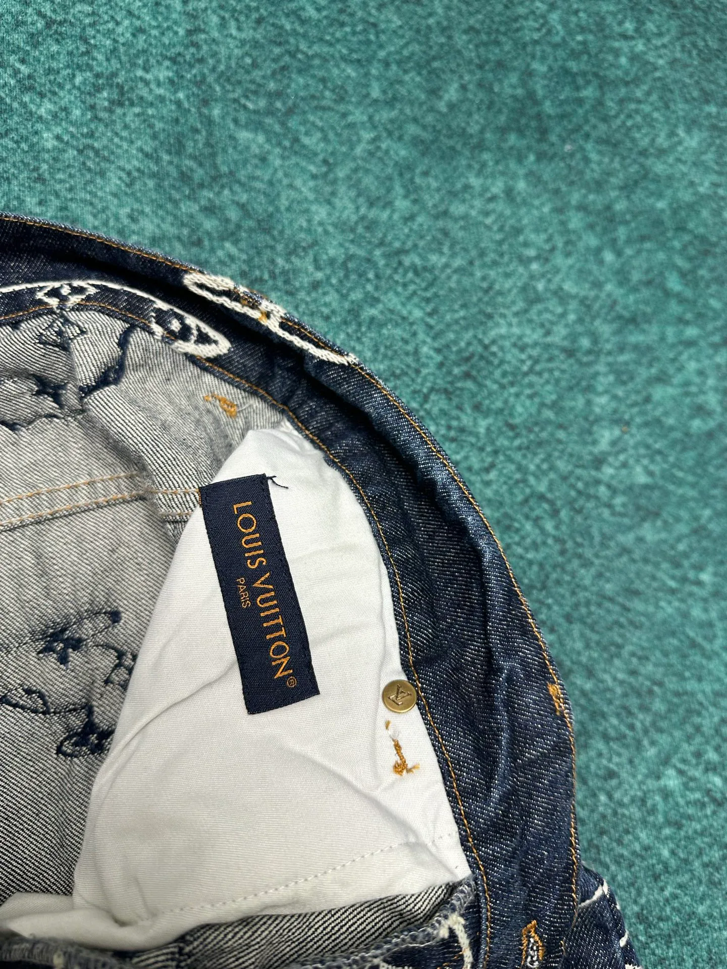 Джинсы Мужские Louis Vuitton 72727