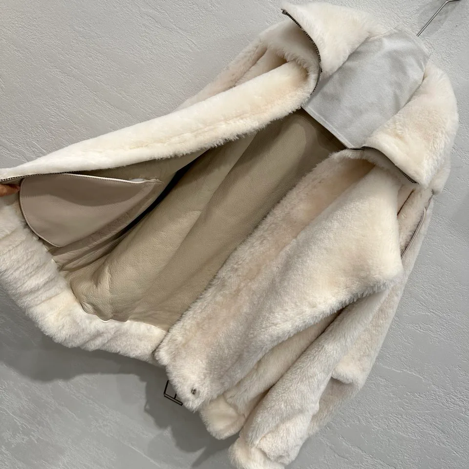 Кожаные Куртки И Дублёнки Женские Saint Laurent 558838