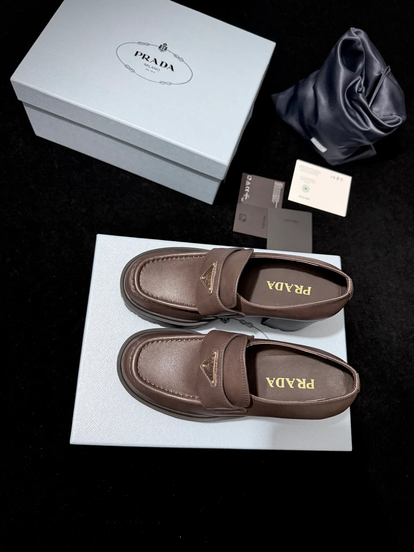 Лоферы И Мокасины Женские Prada 18110405