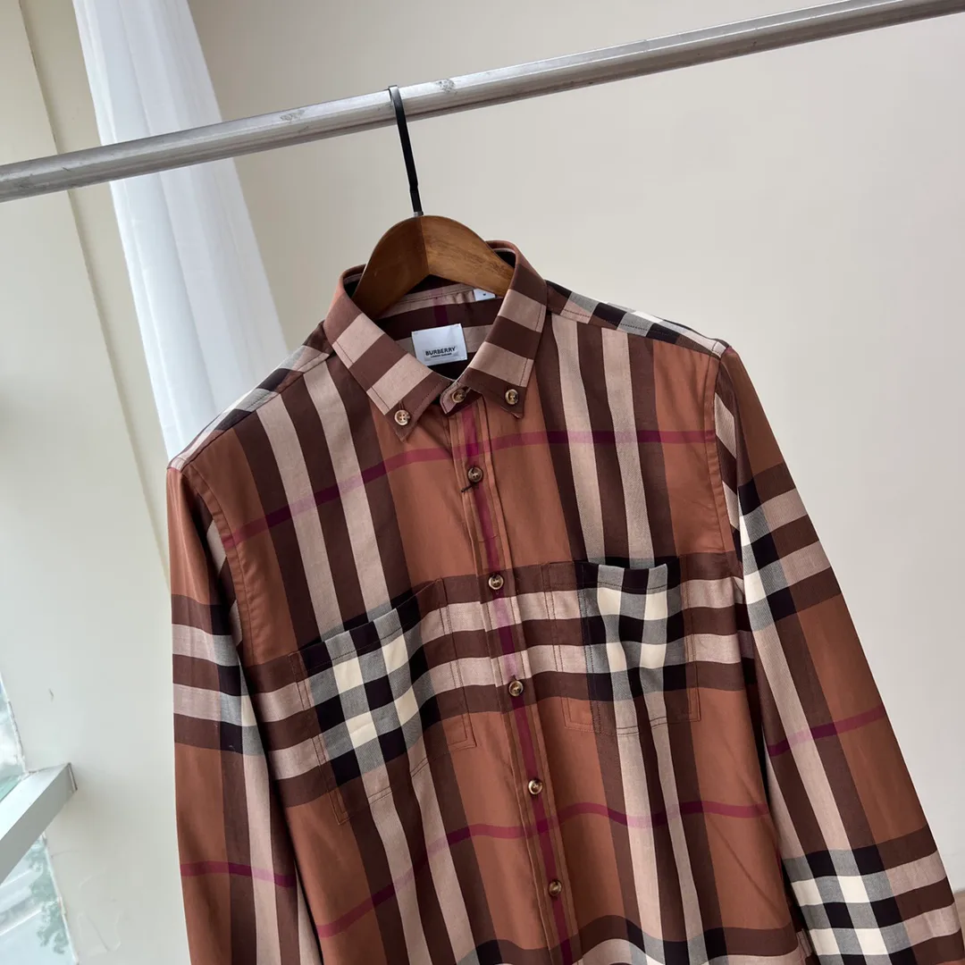 Рубашки Мужские Burberry 7858