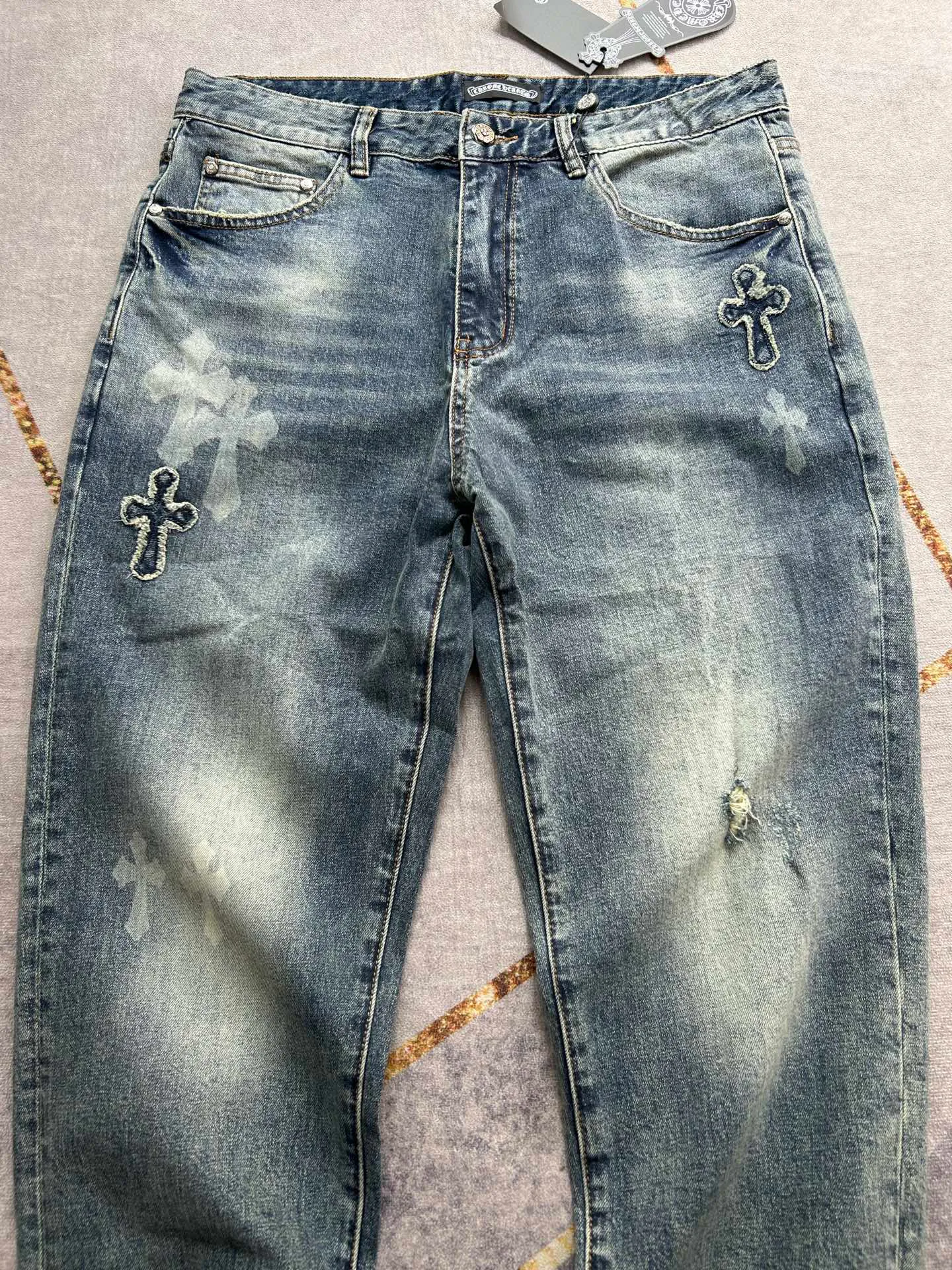 Джинсы Женские Chrome Hearts 10658009