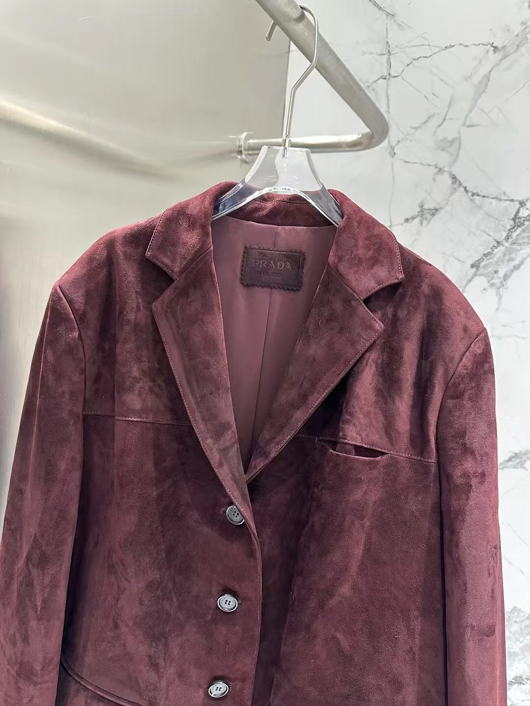 Кожаные Куртки И Дублёнки Женские Prada 13186436