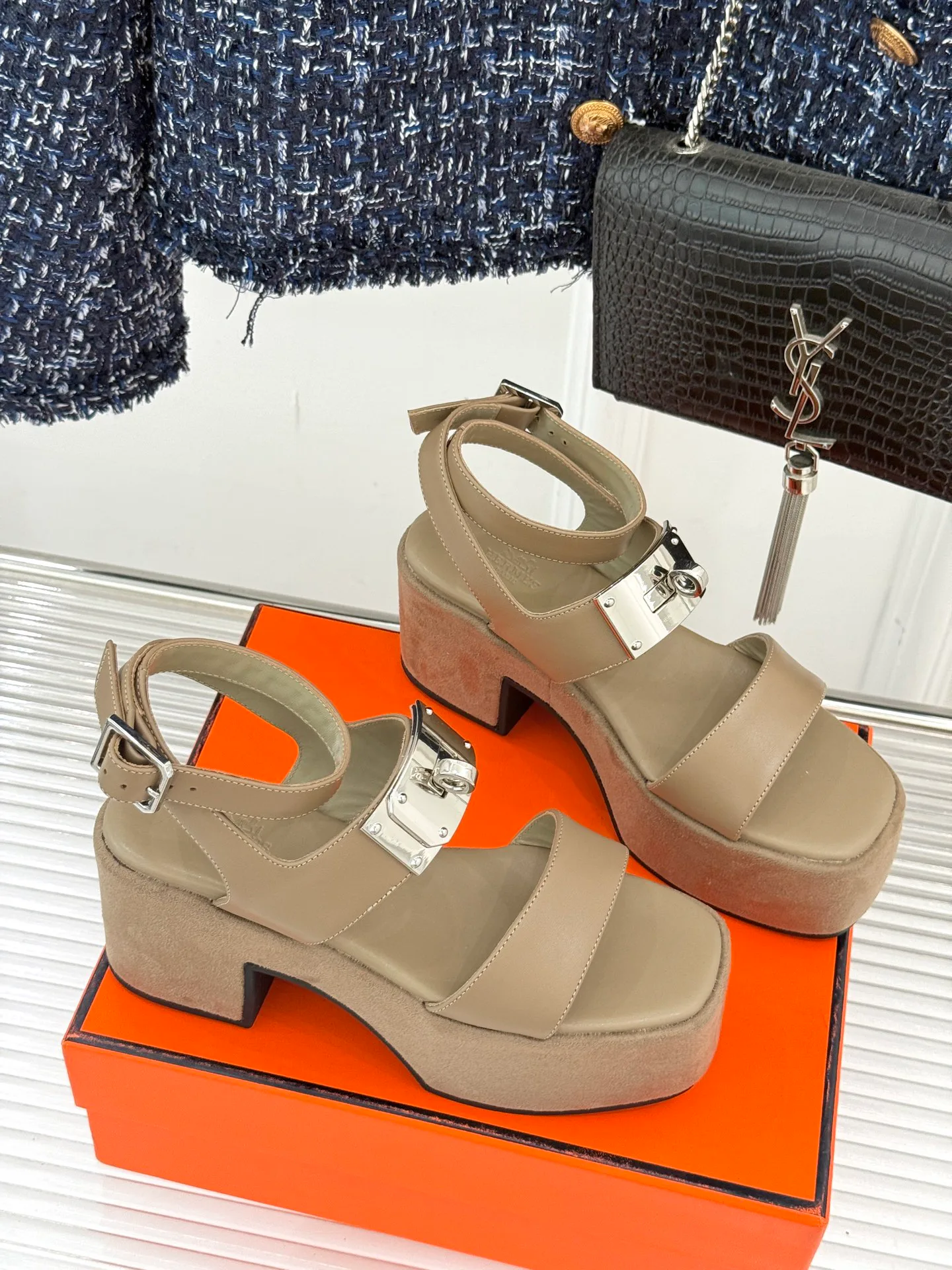 Босоножки Женские Hermes 11543760