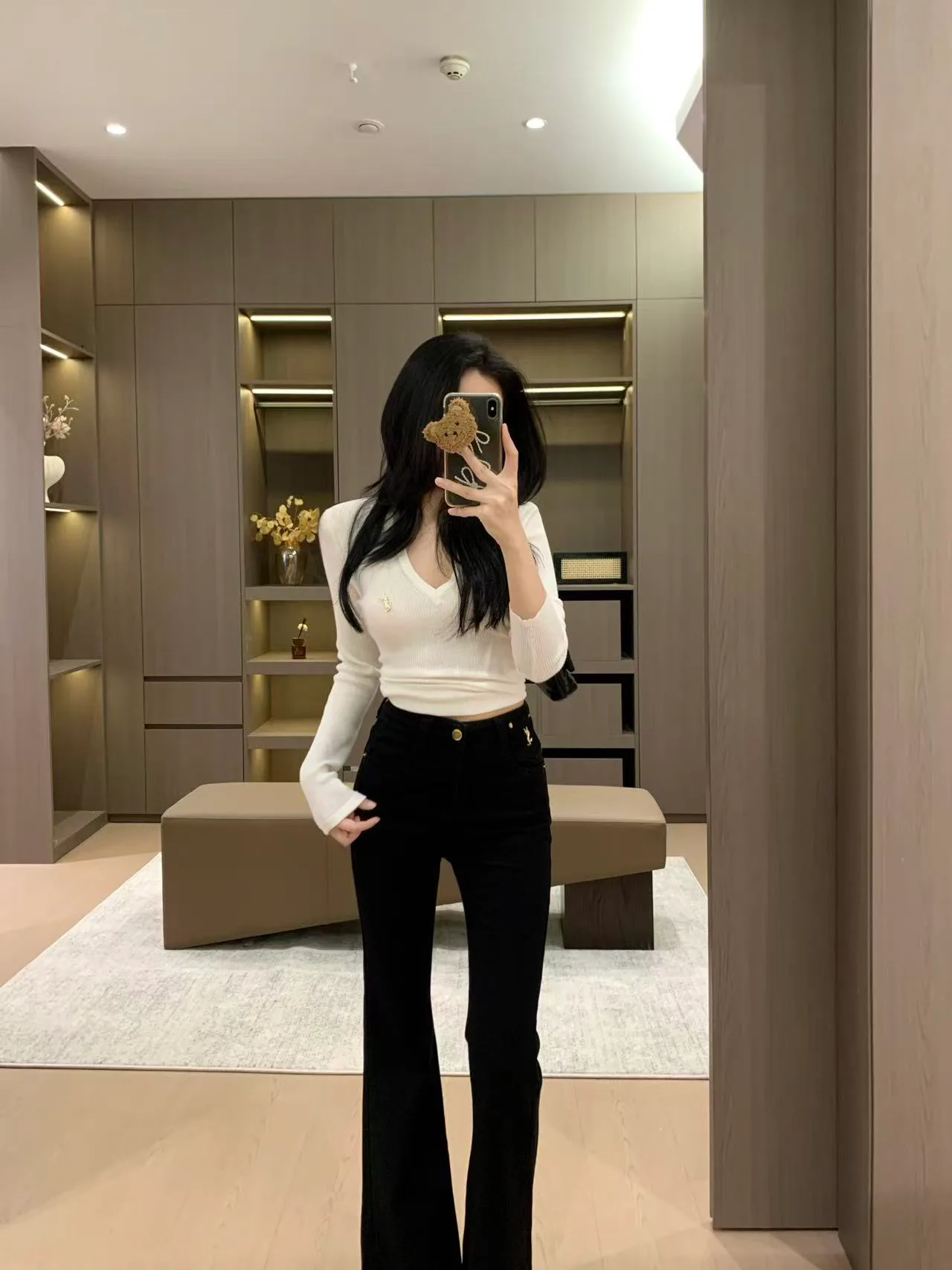 Джинсы Женские Saint Laurent 19588884