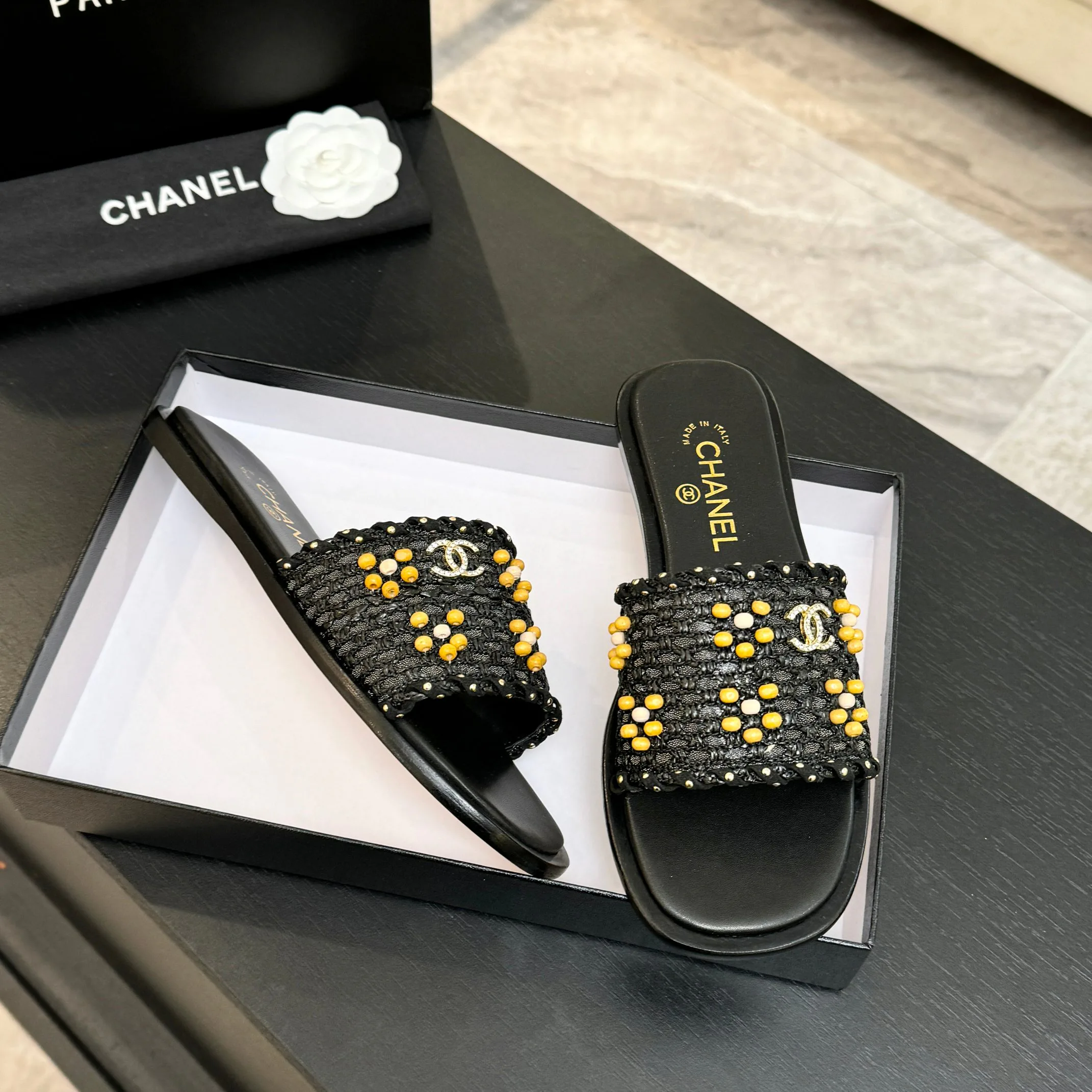 Шлепанцы Женские Chanel 10611363