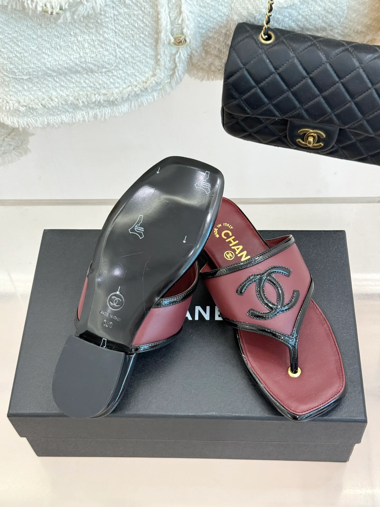 Шлепанцы Женские Chanel 17425288