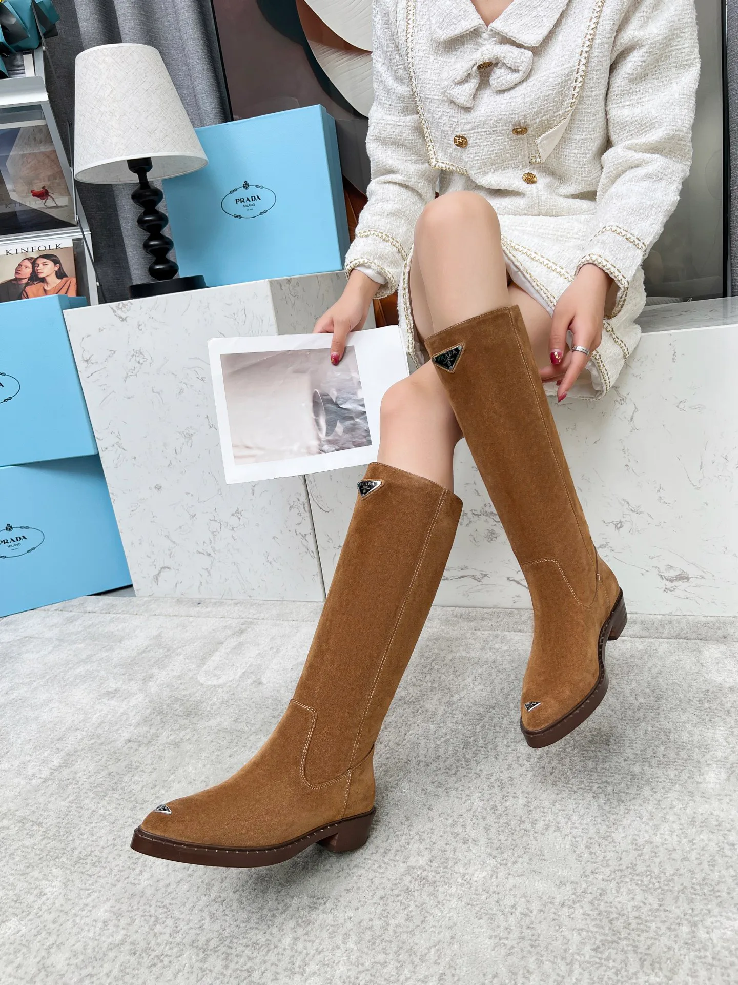 Сапоги Женские Prada 116816