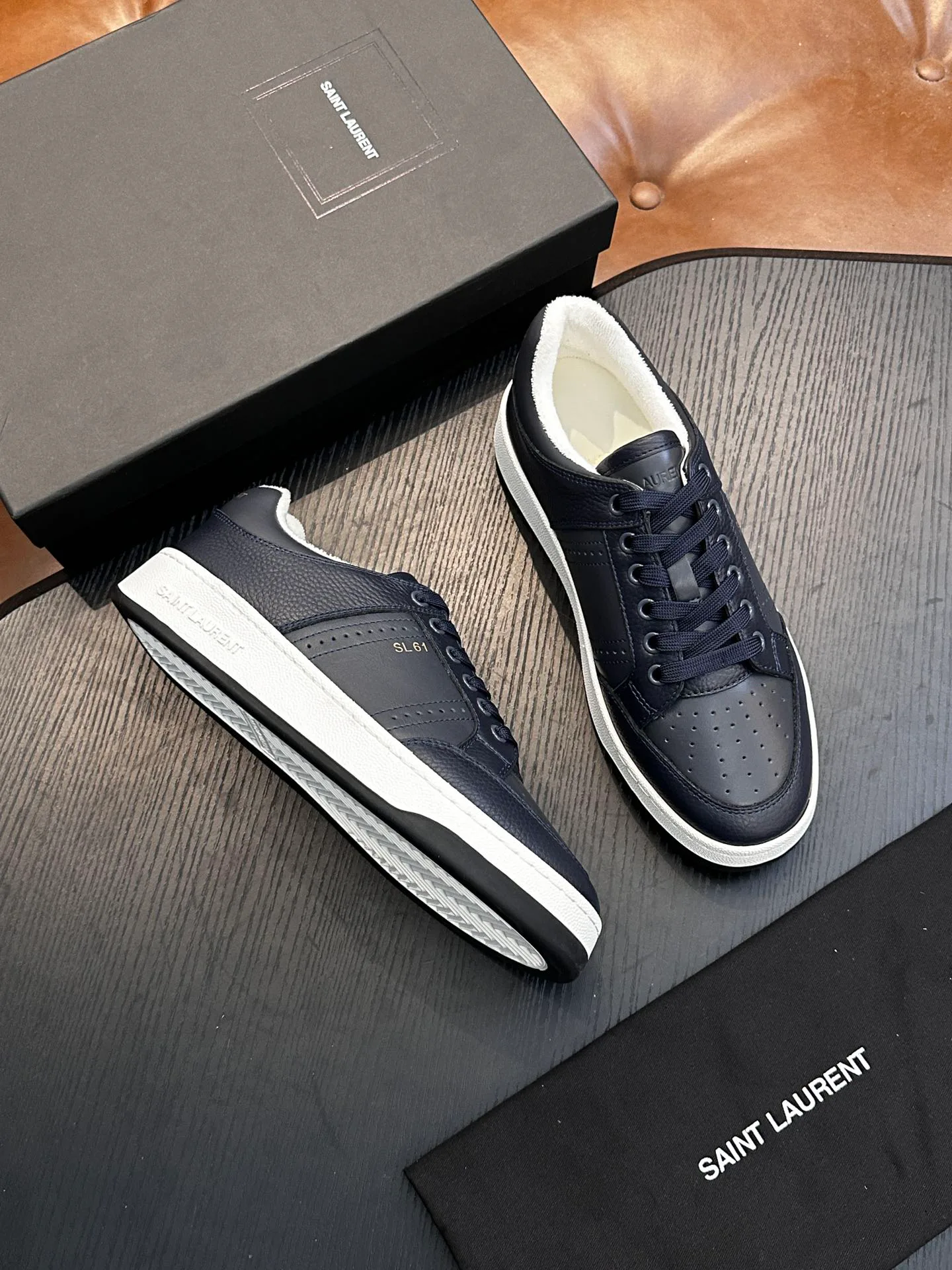 Кеды Мужские Saint Laurent 141466