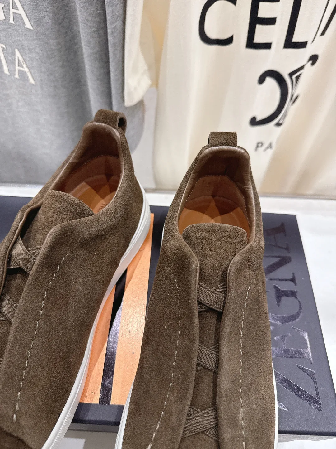 Слипоны Мужские Zegna 1293793