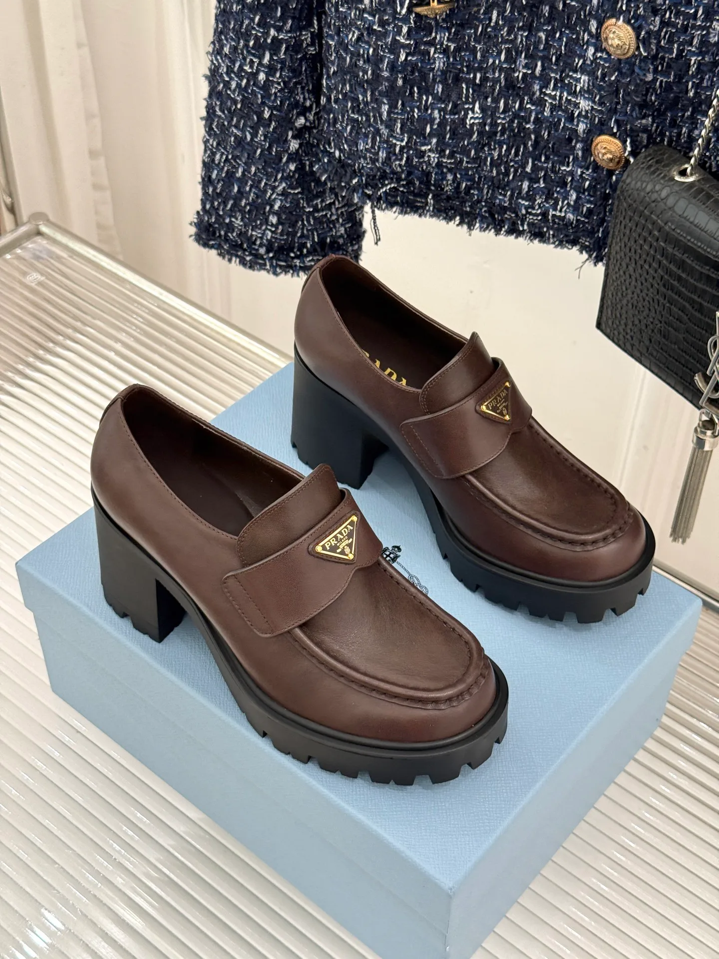 Лоферы И Мокасины Женские Prada 18780367