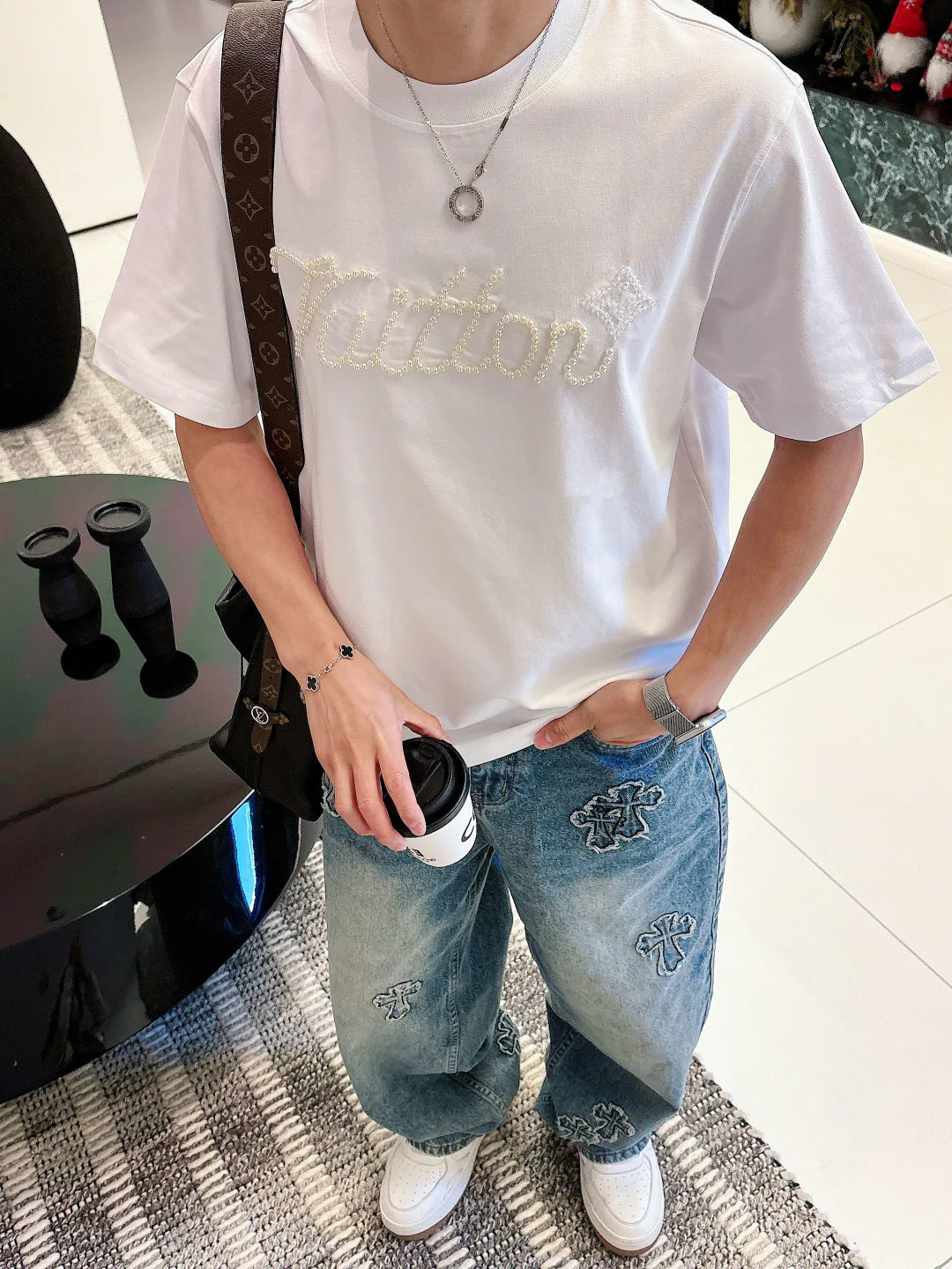 Футболки Мужские Louis Vuitton 9465241