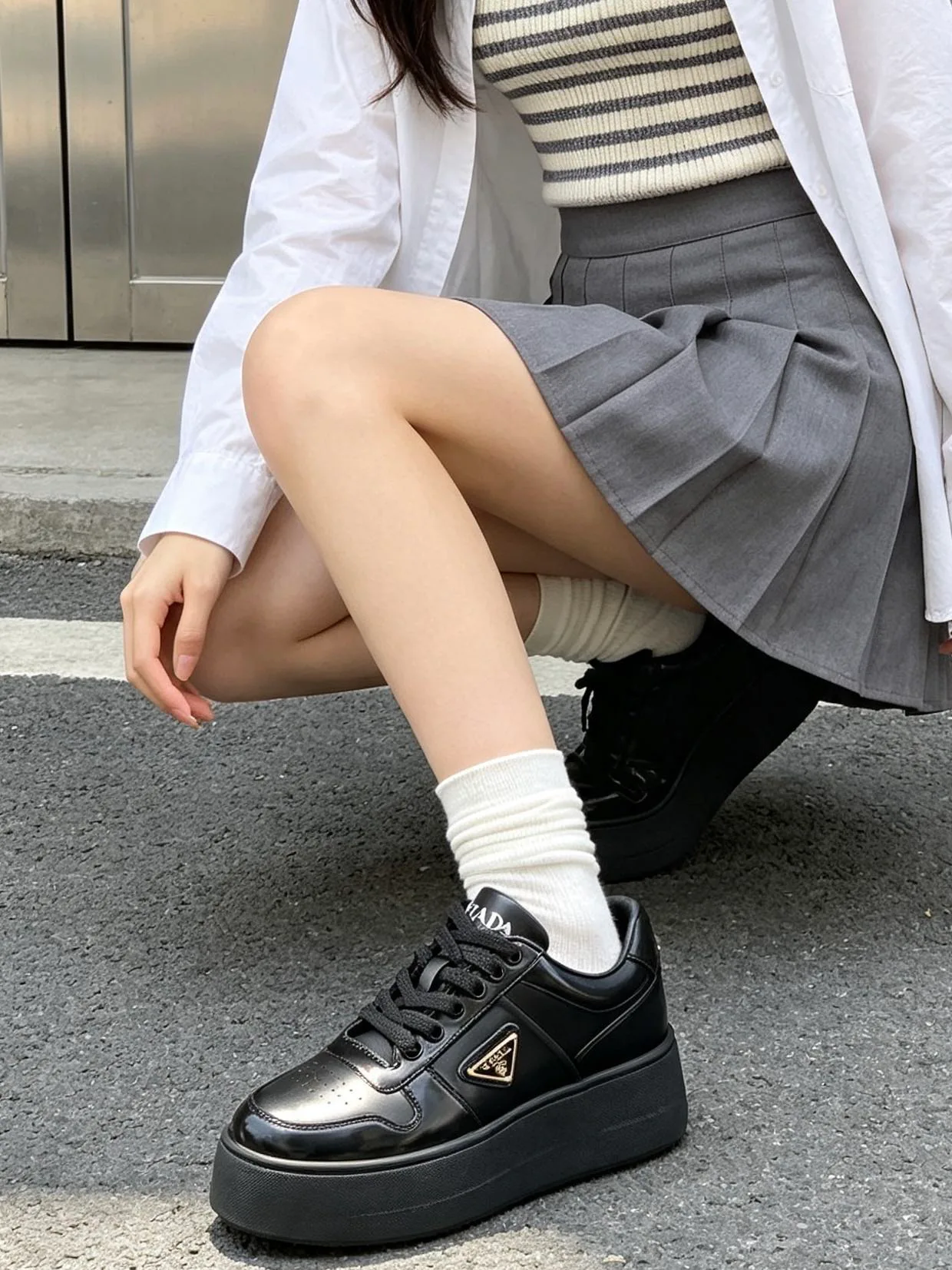 Кроссовки Женские Prada 18170772
