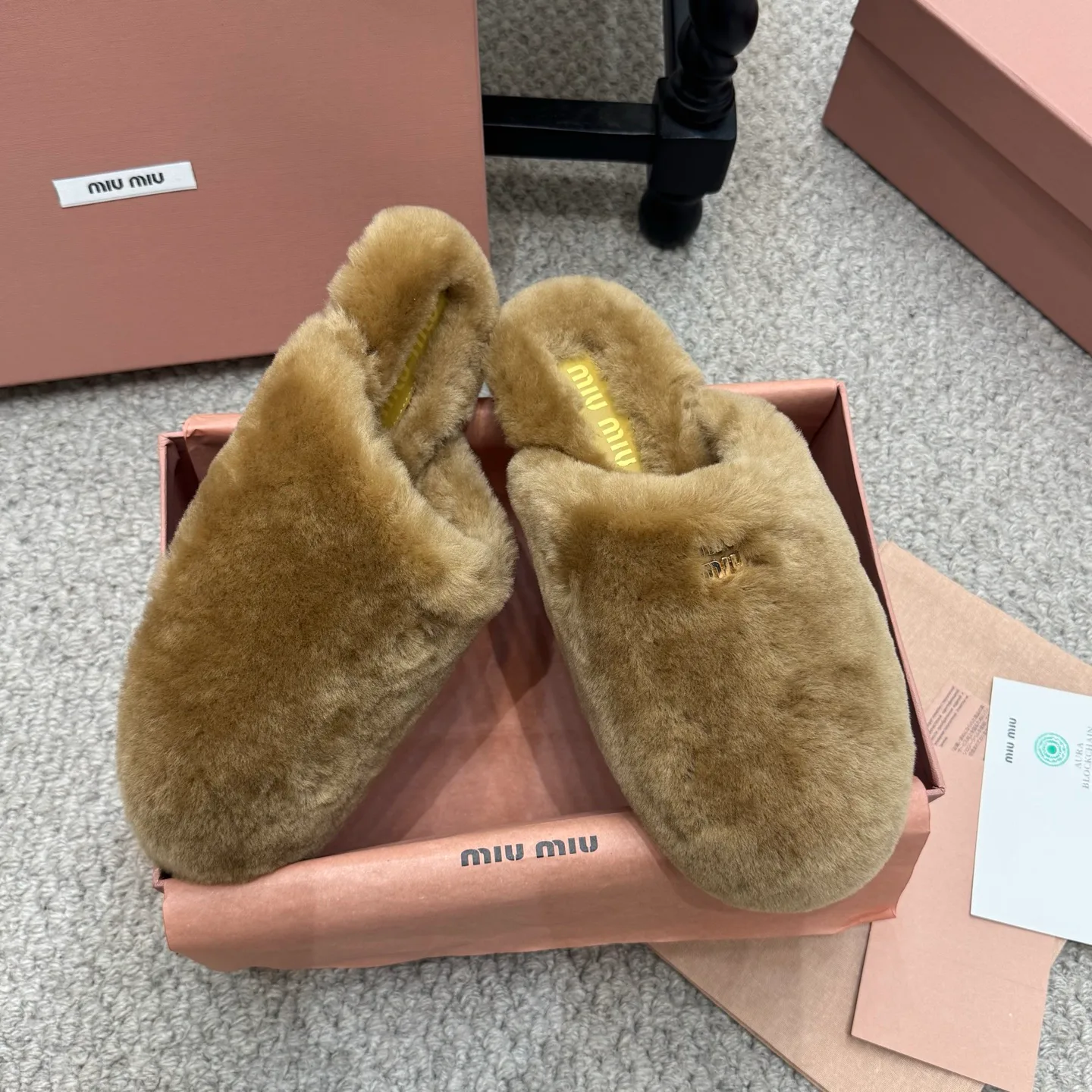 Тапочки Женские Miu Miu 195829