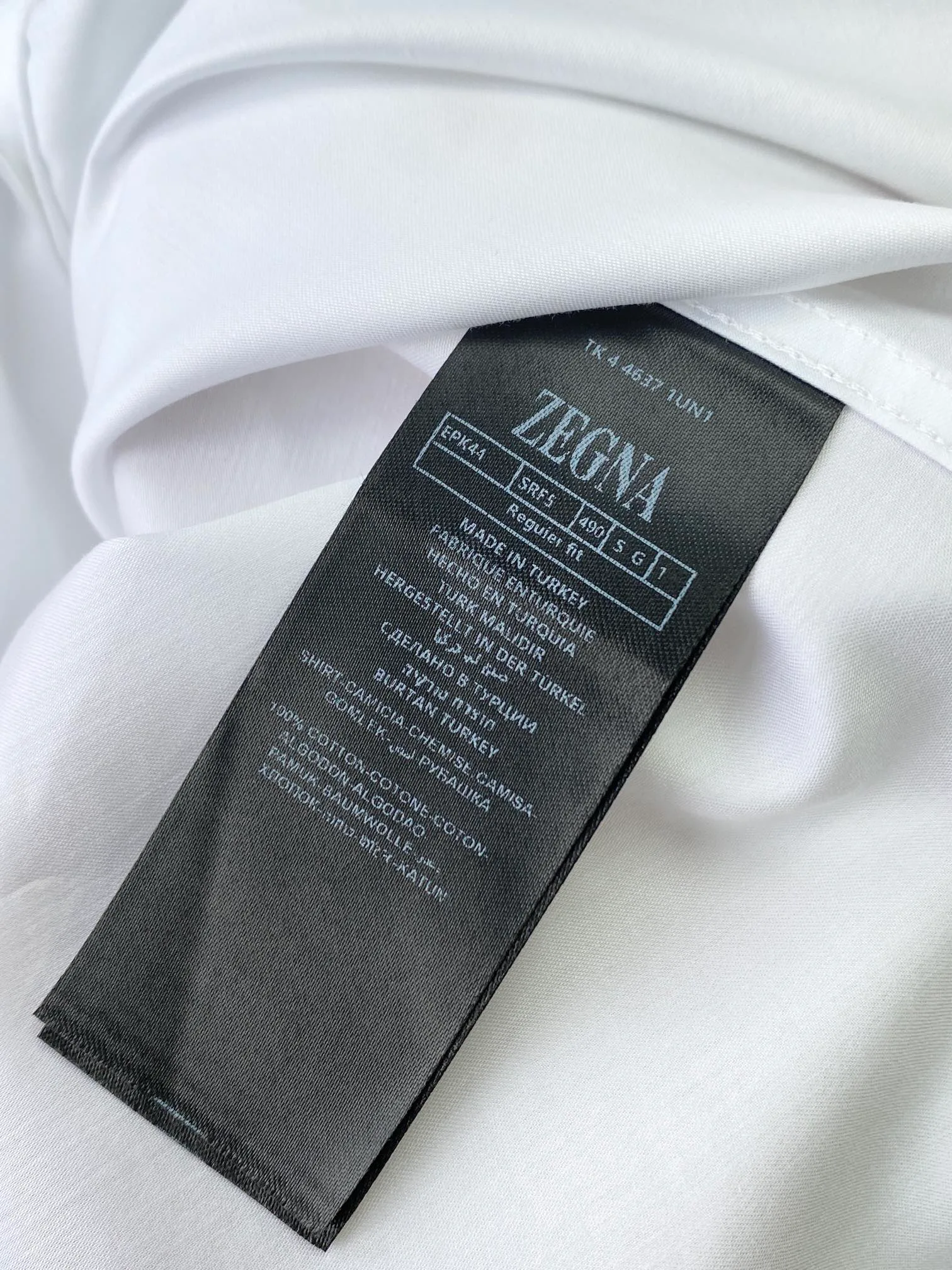 Рубашки Мужские Zegna 13554164
