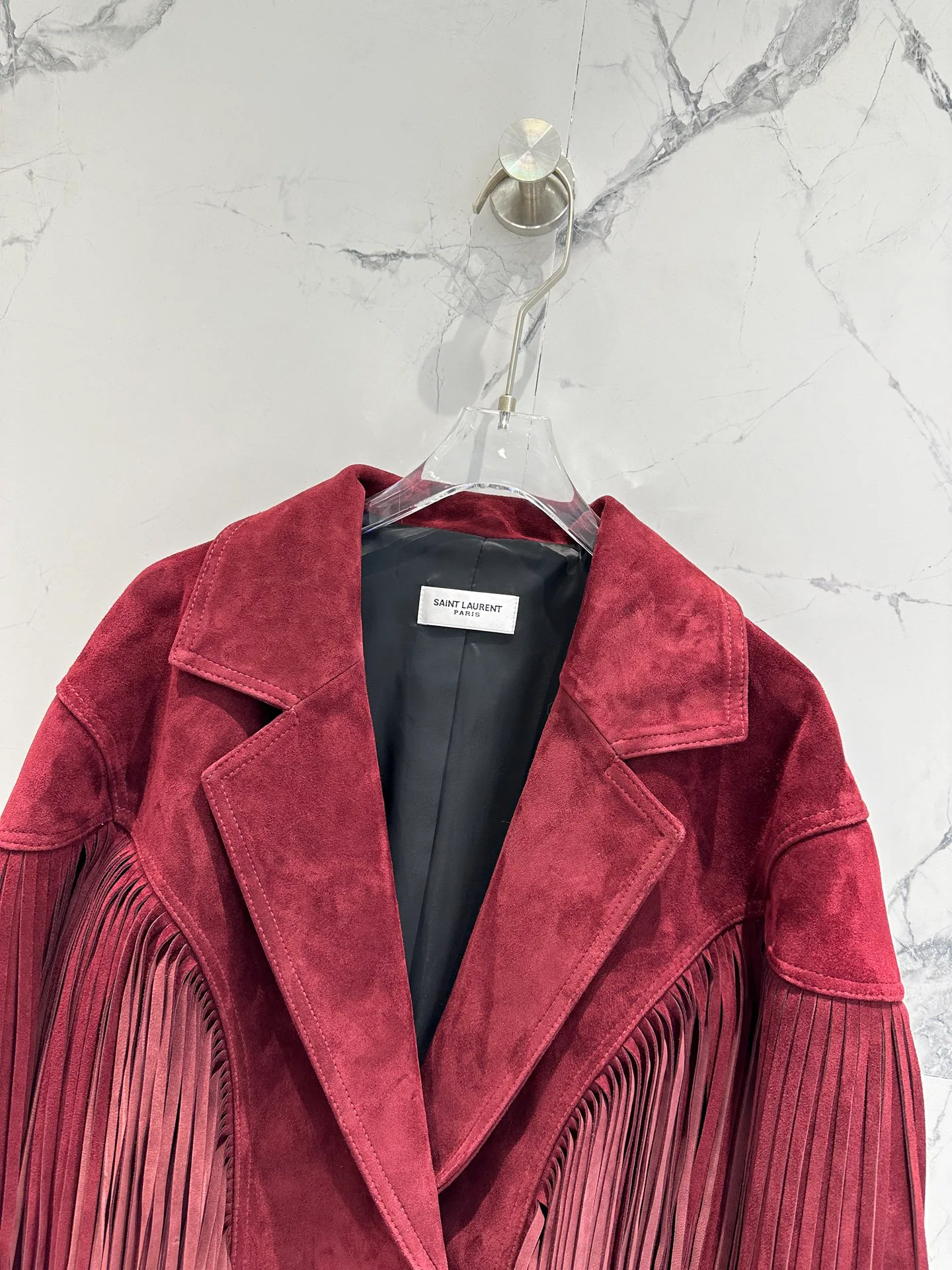 Кожаные Куртки И Дублёнки Женские Saint Laurent 12957016
