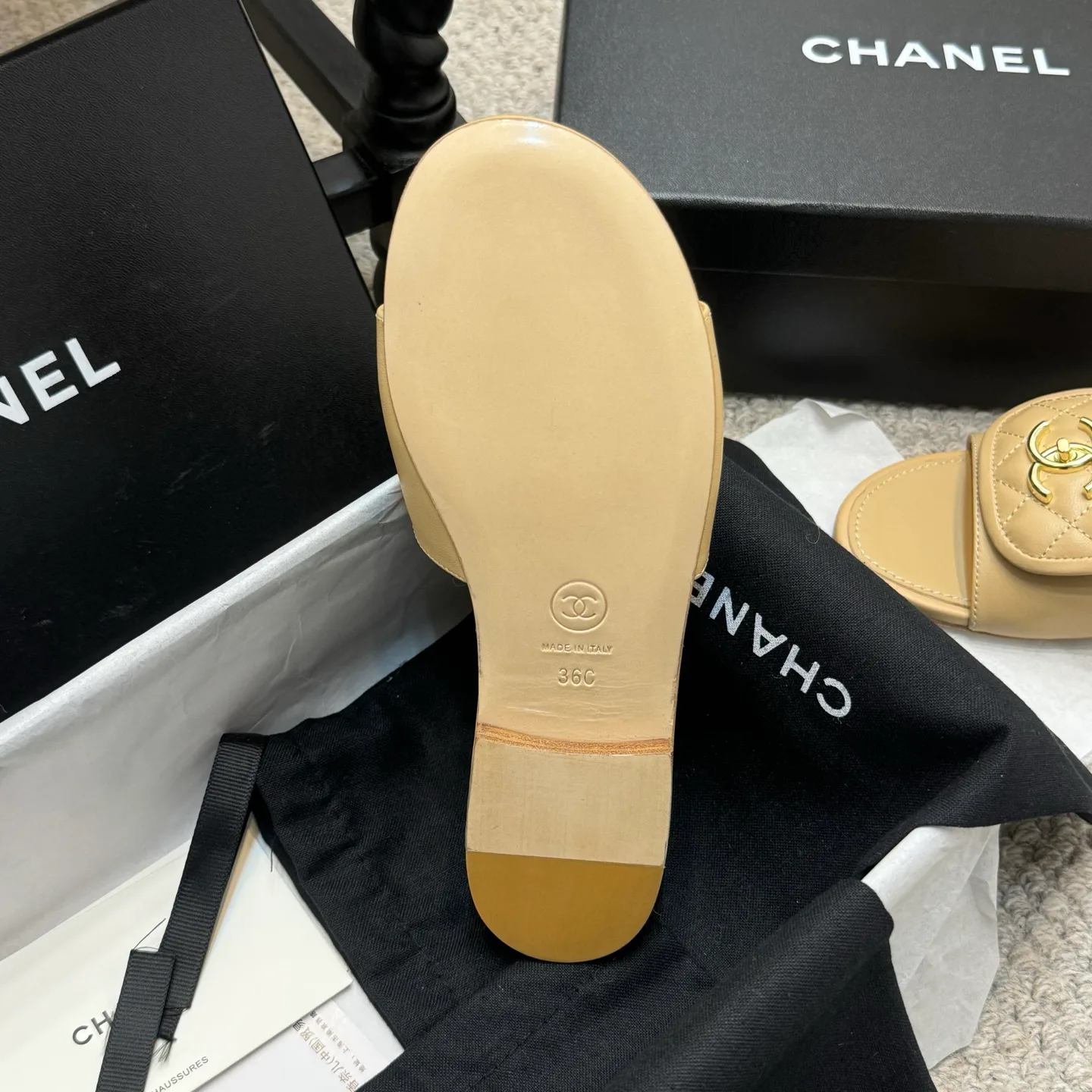 Шлепанцы Женские Chanel 13843