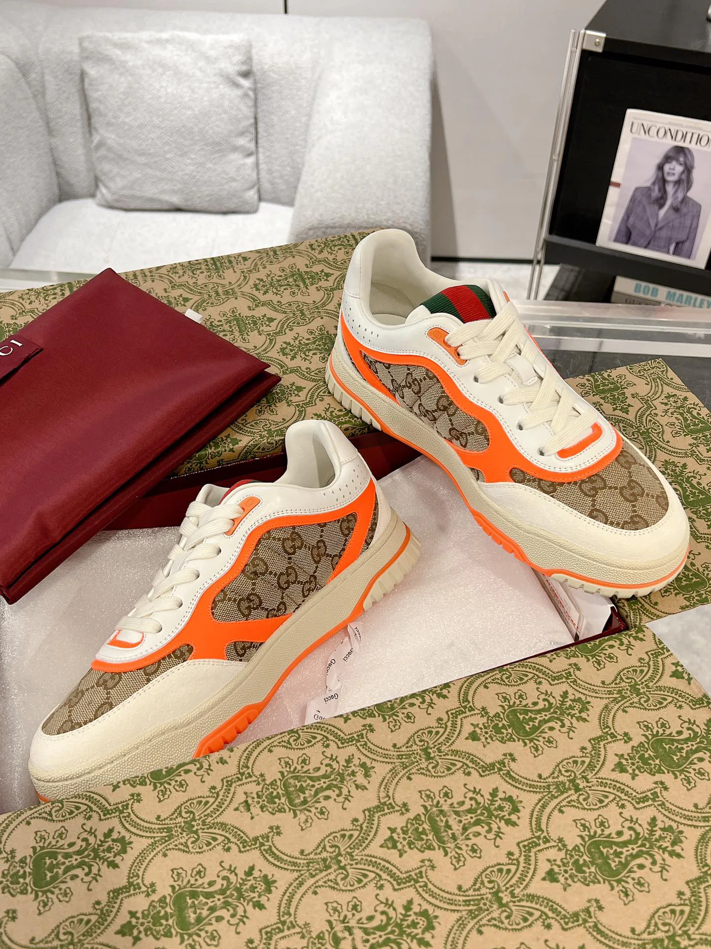 Кроссовки Мужские Gucci 458077