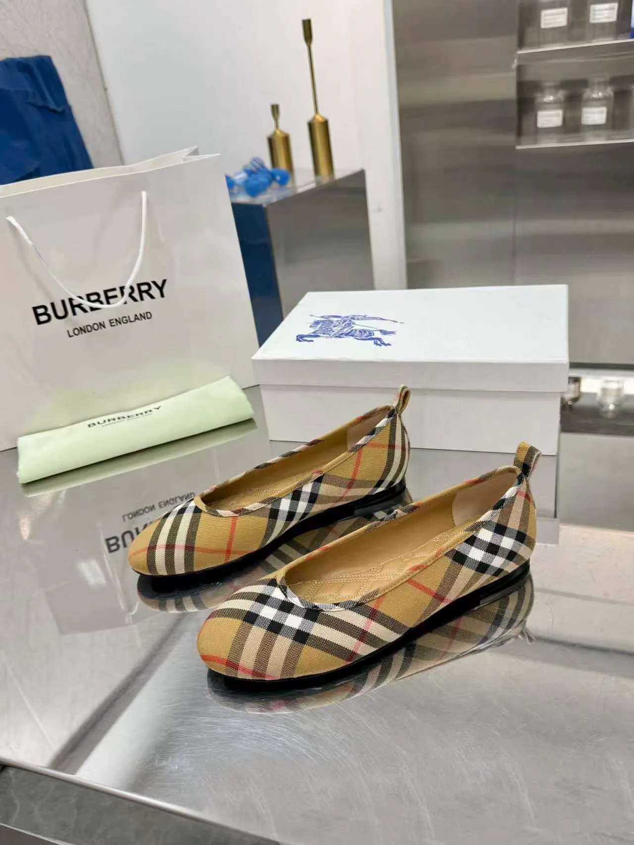 Балетки Женские Burberry 17411401