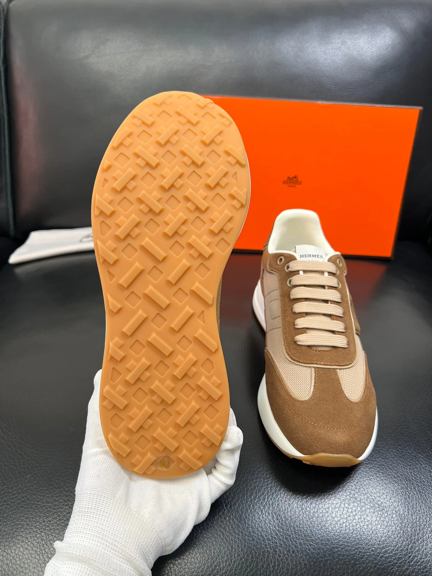 Кроссовки Мужские Hermes 18743962
