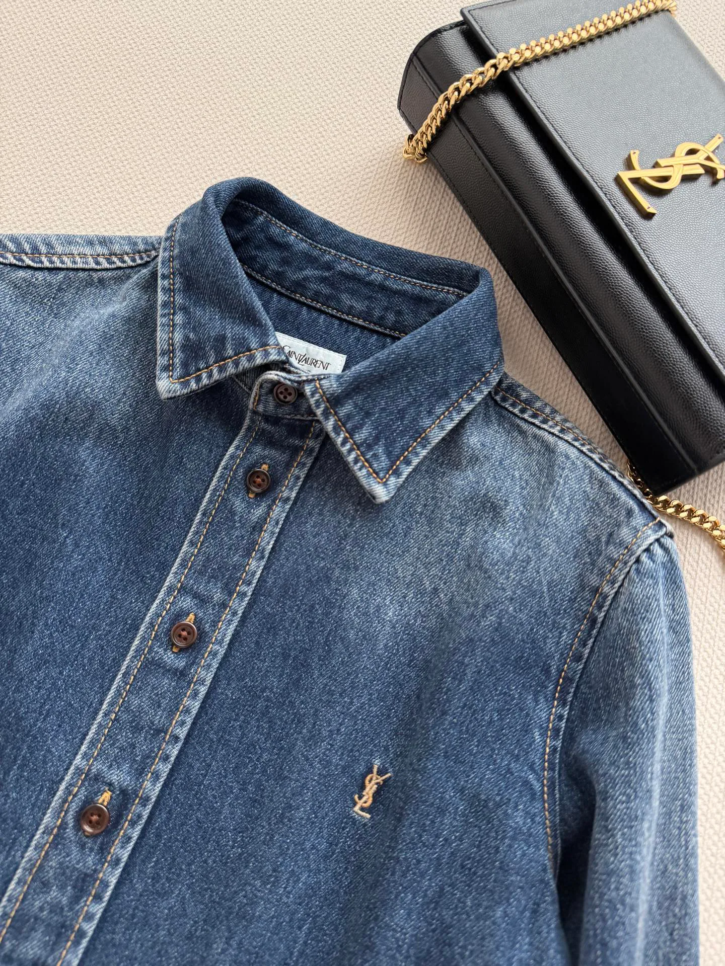 Рубашки Женские Saint Laurent 16857243